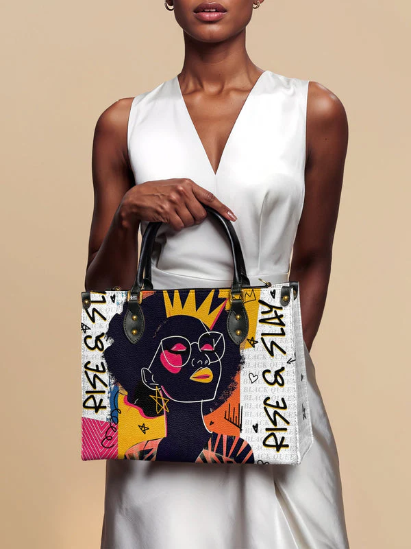 "Aina" Coconut White Leather Handbag - Image 12