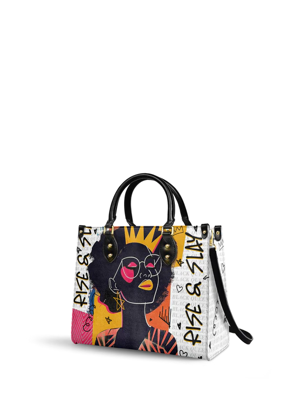 "Aina" Coconut White Leather Handbag - Image 17