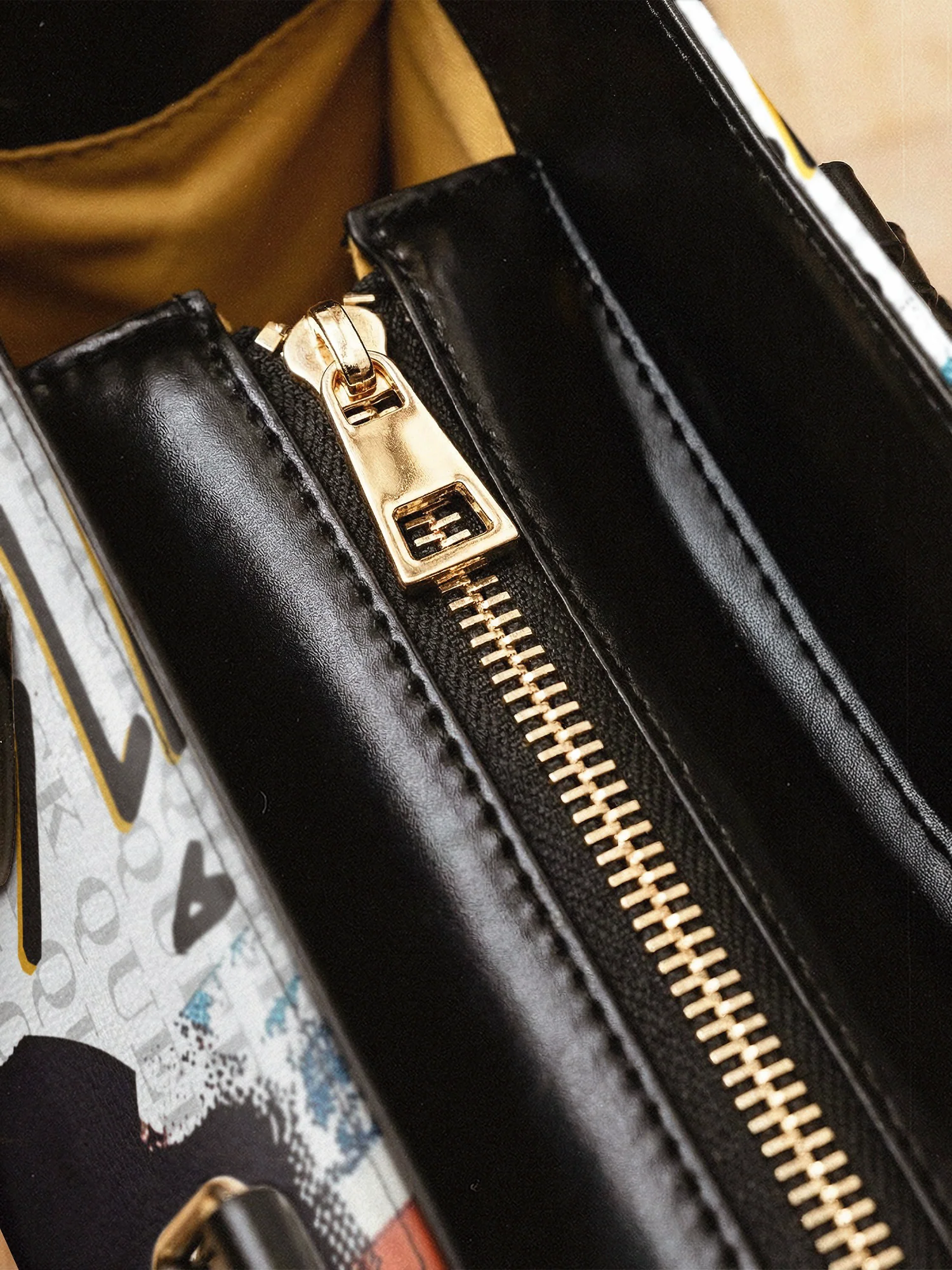 "Aina" Coconut White Leather Handbag - Image 8
