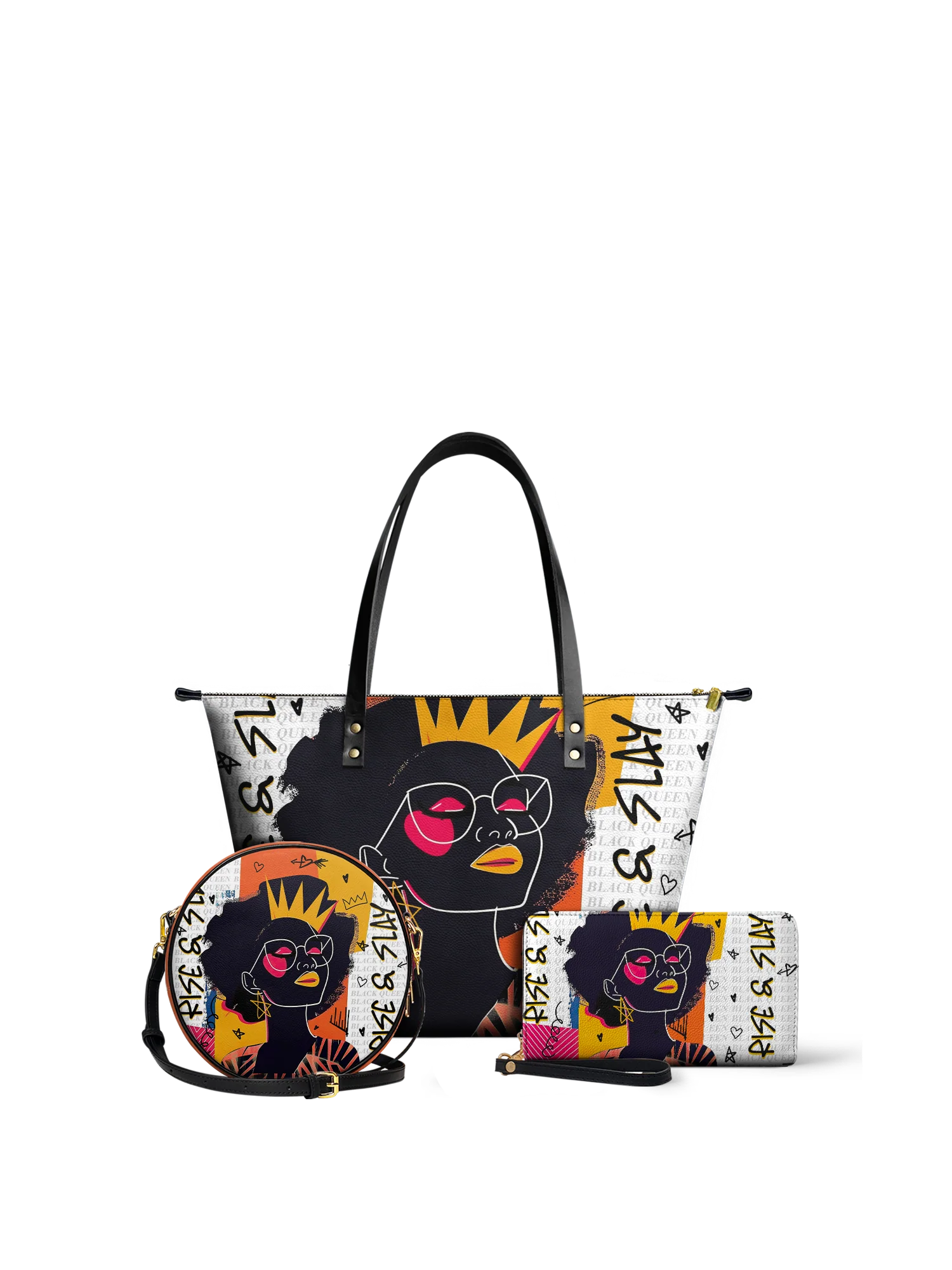 "Aina" Coconut White Leather Tote Bag - Image 9