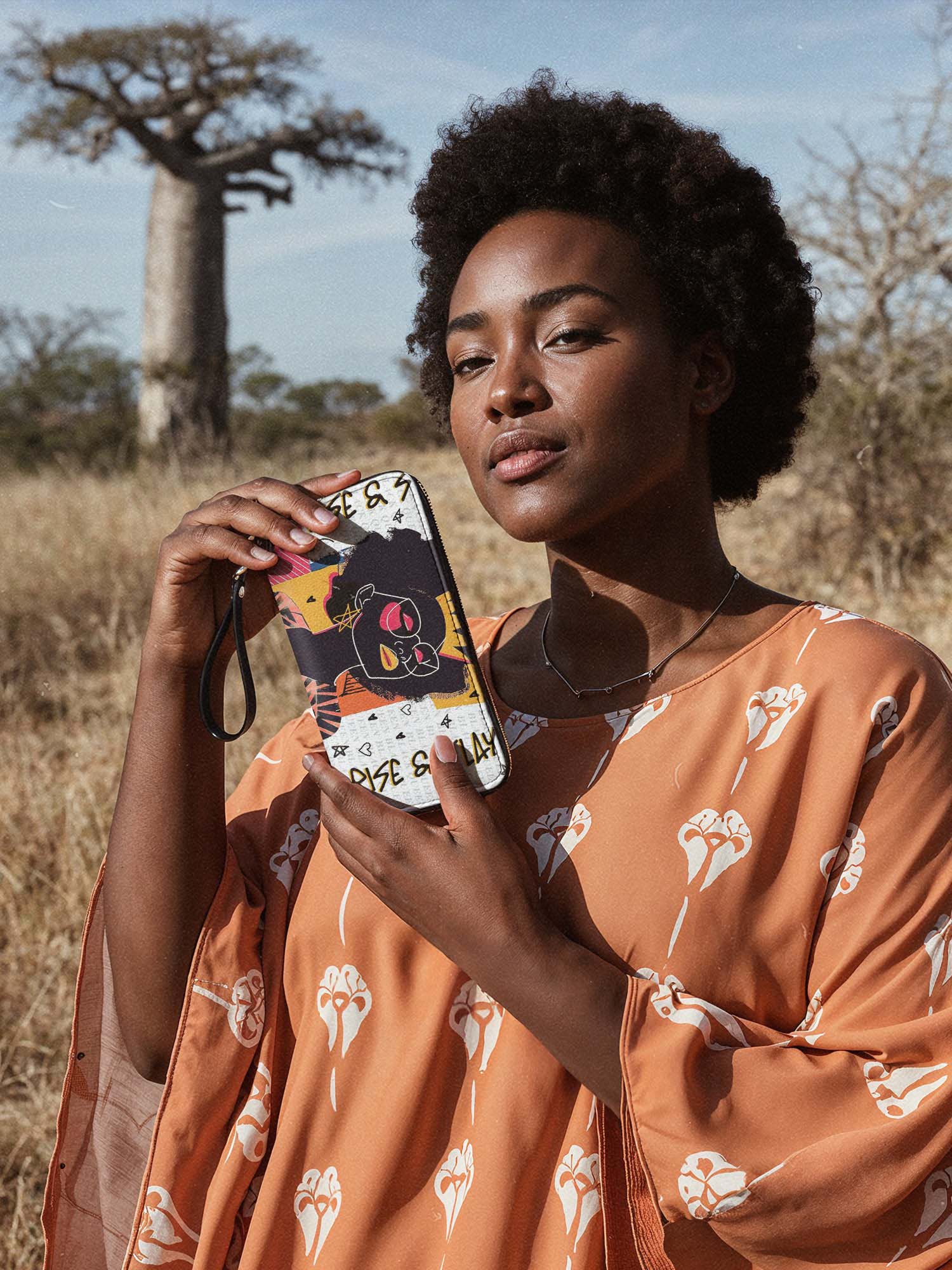 "Aina" Coconut White Wallet - Image 4