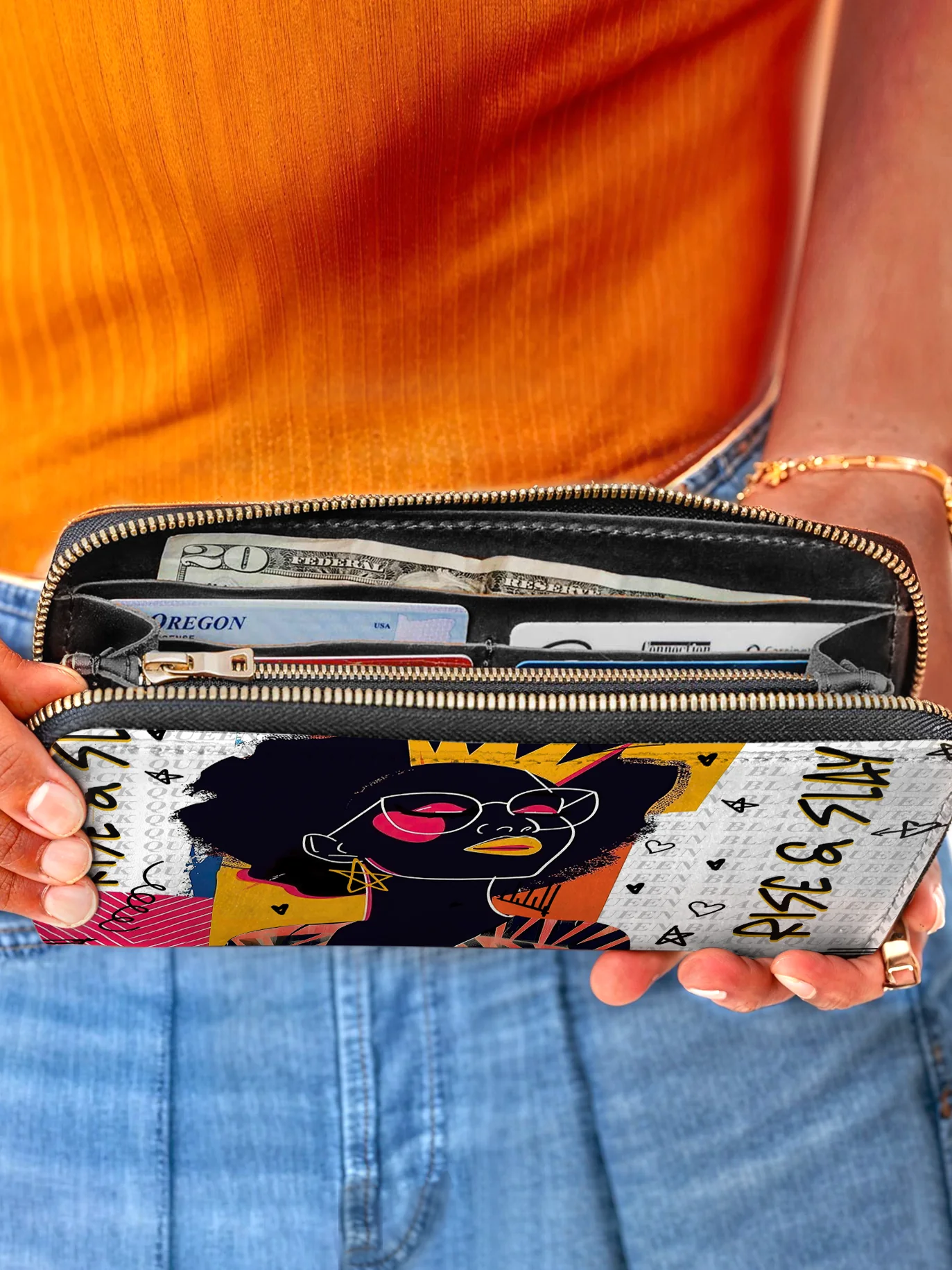 "Aina" Coconut White Wallet - Image 7