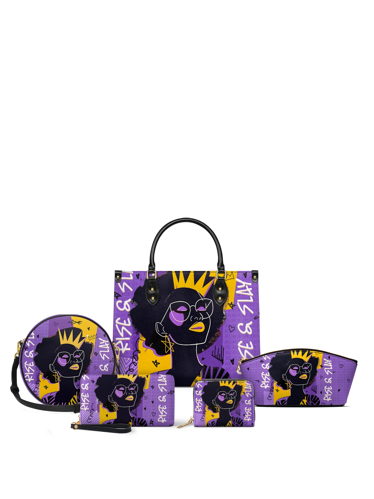 "Aina" Grape Soda Eclipse Makeup Bag Bundle