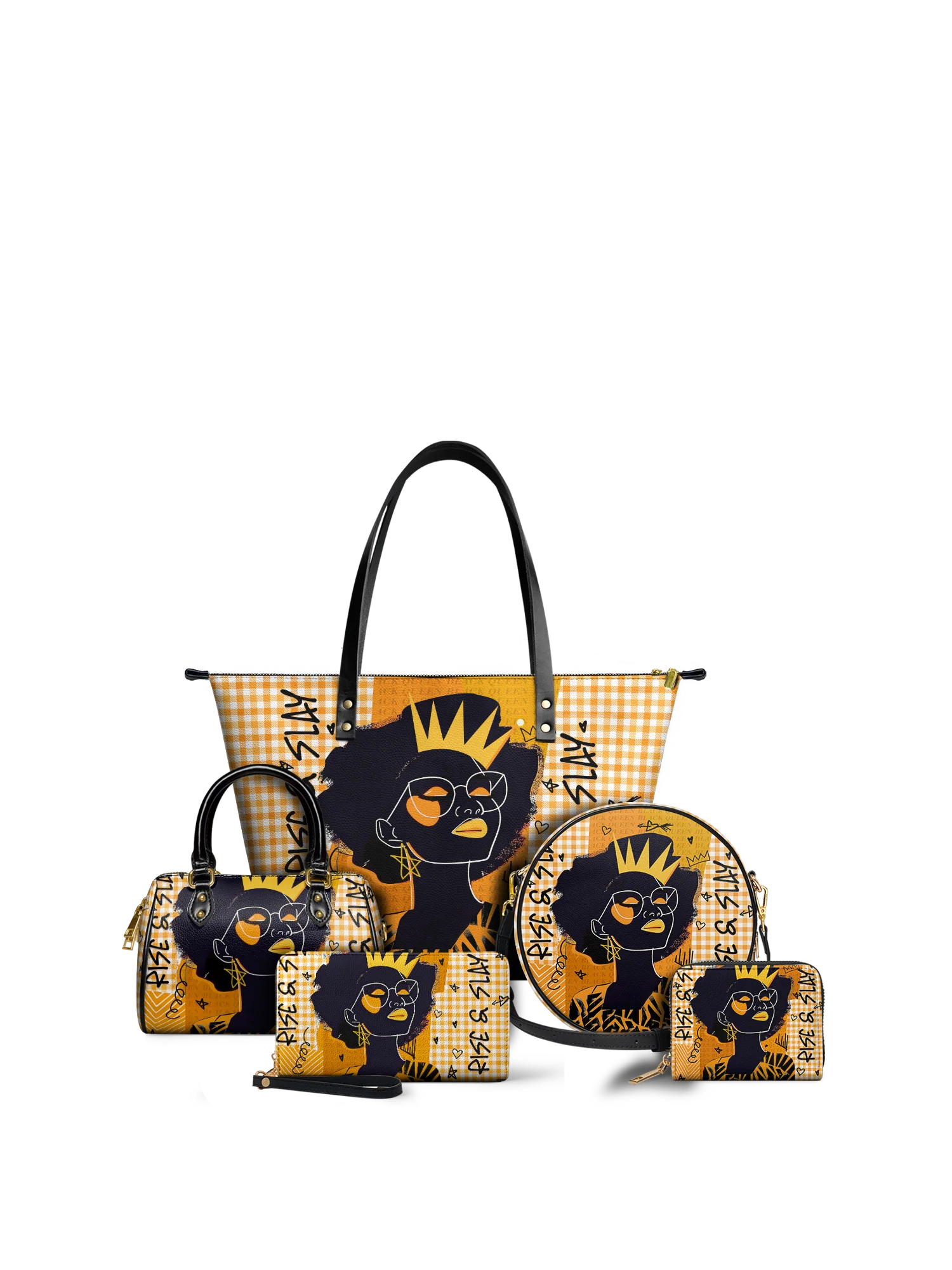 "Aina" Honeycomb Leather Tote Bag - Image 9