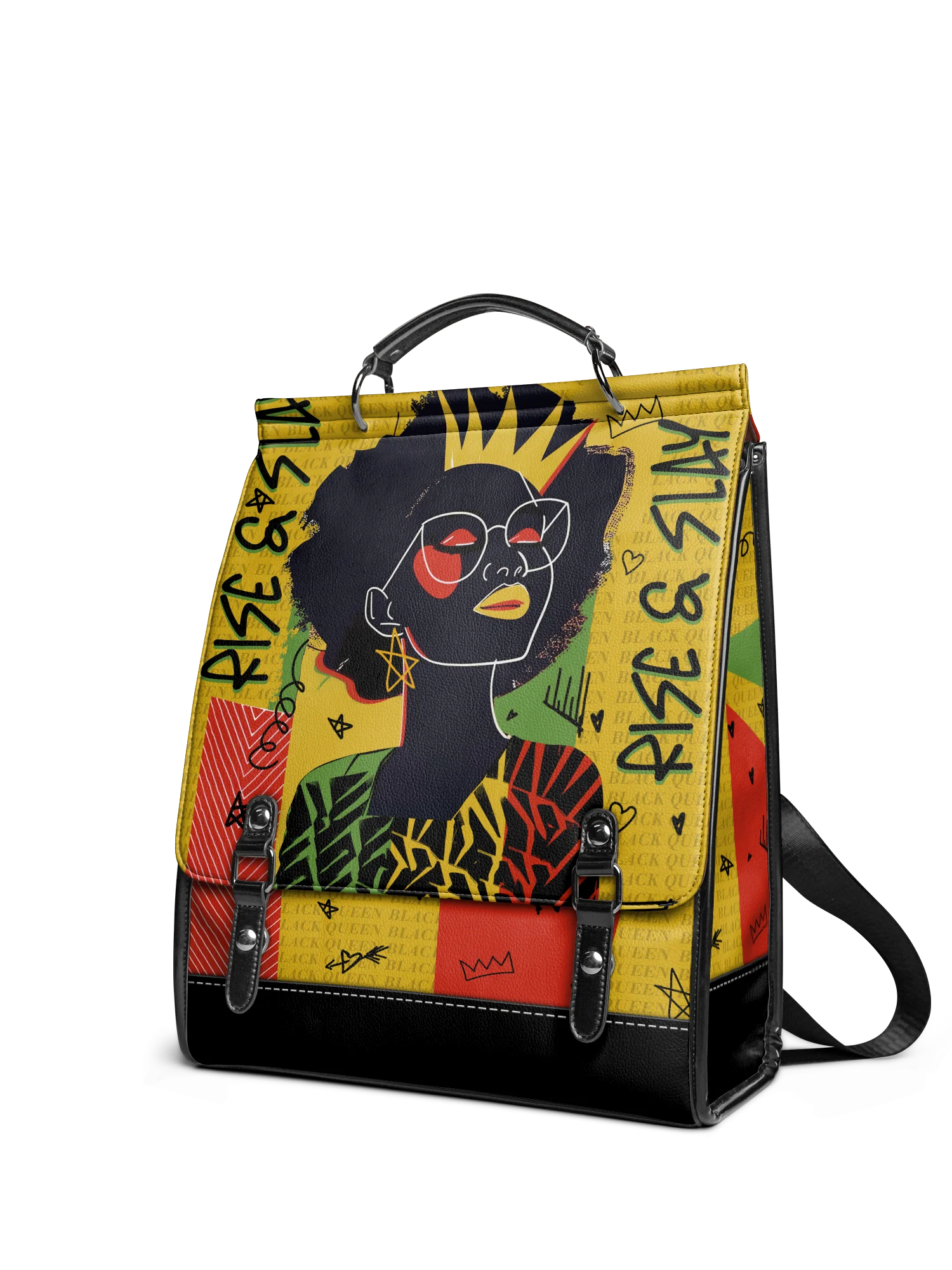 "Aina" Lemon Zest Leather Backpack - Image 2