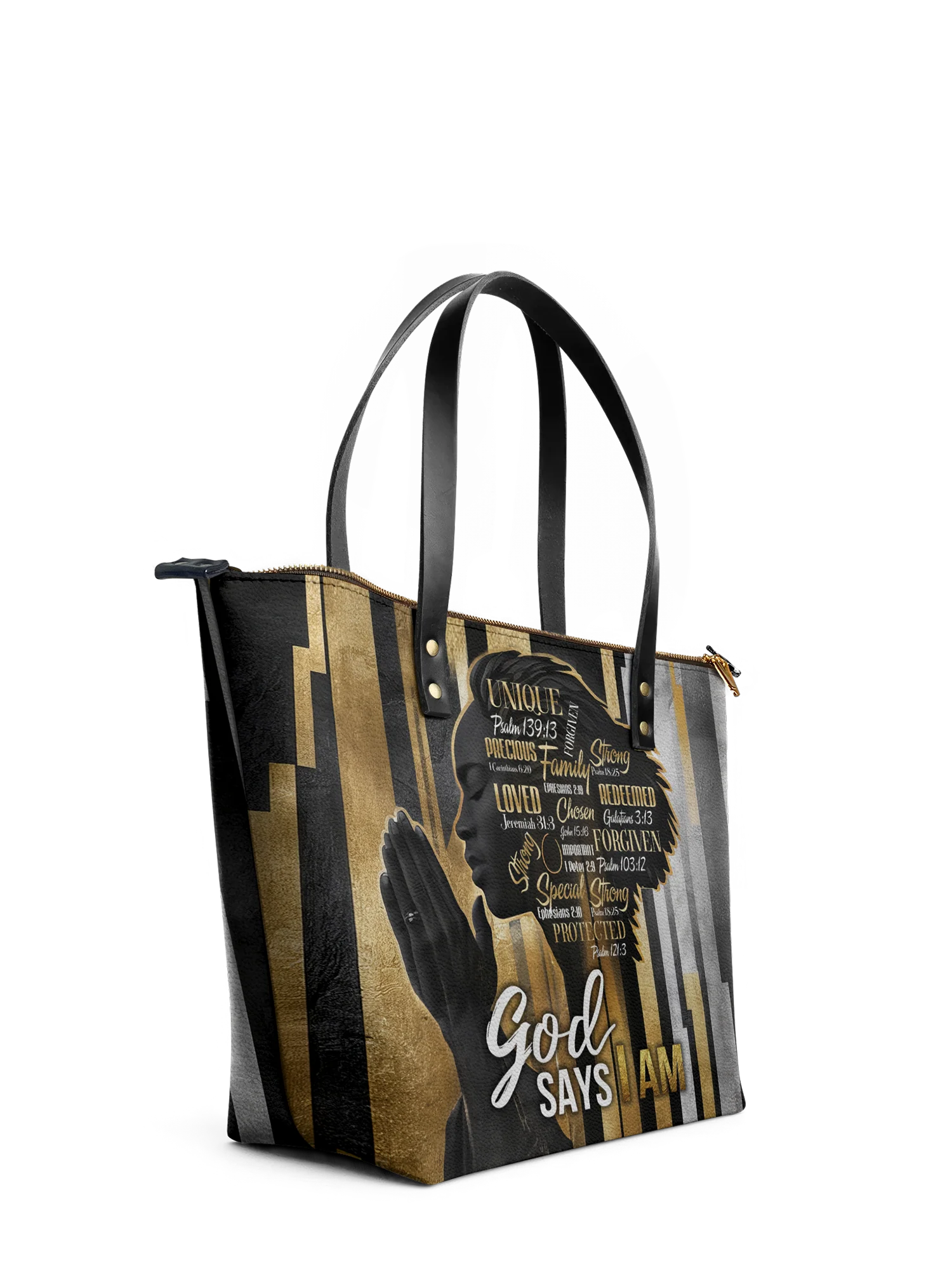 "Amara" Leather Tote Bag - Image 6
