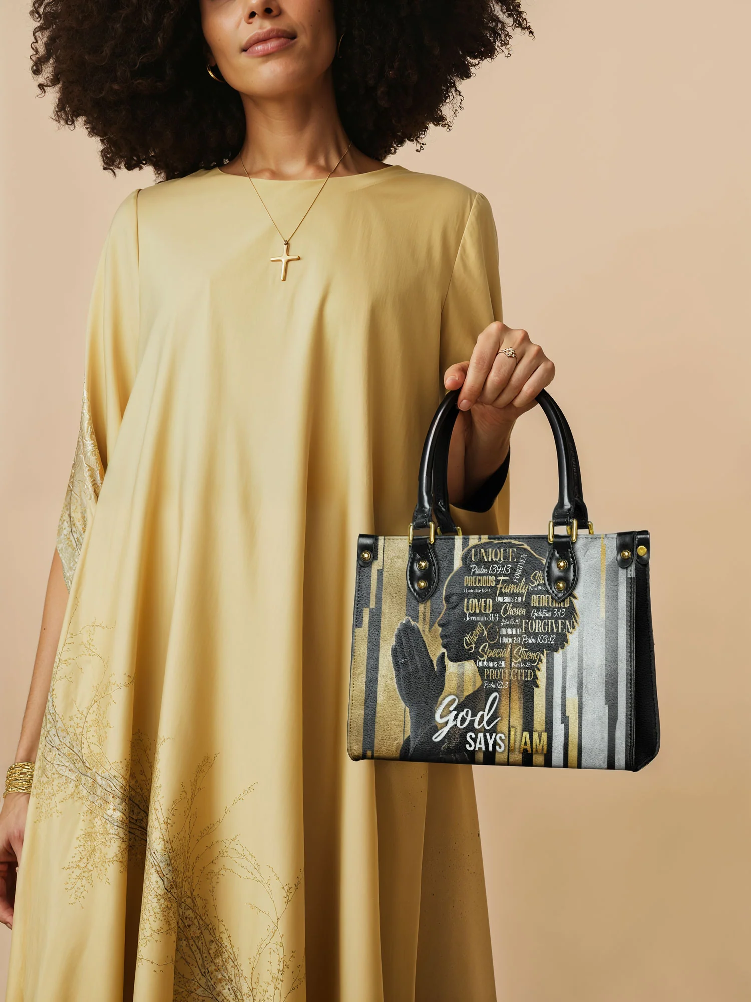 "Amara" Small Leather Handbag - Image 2