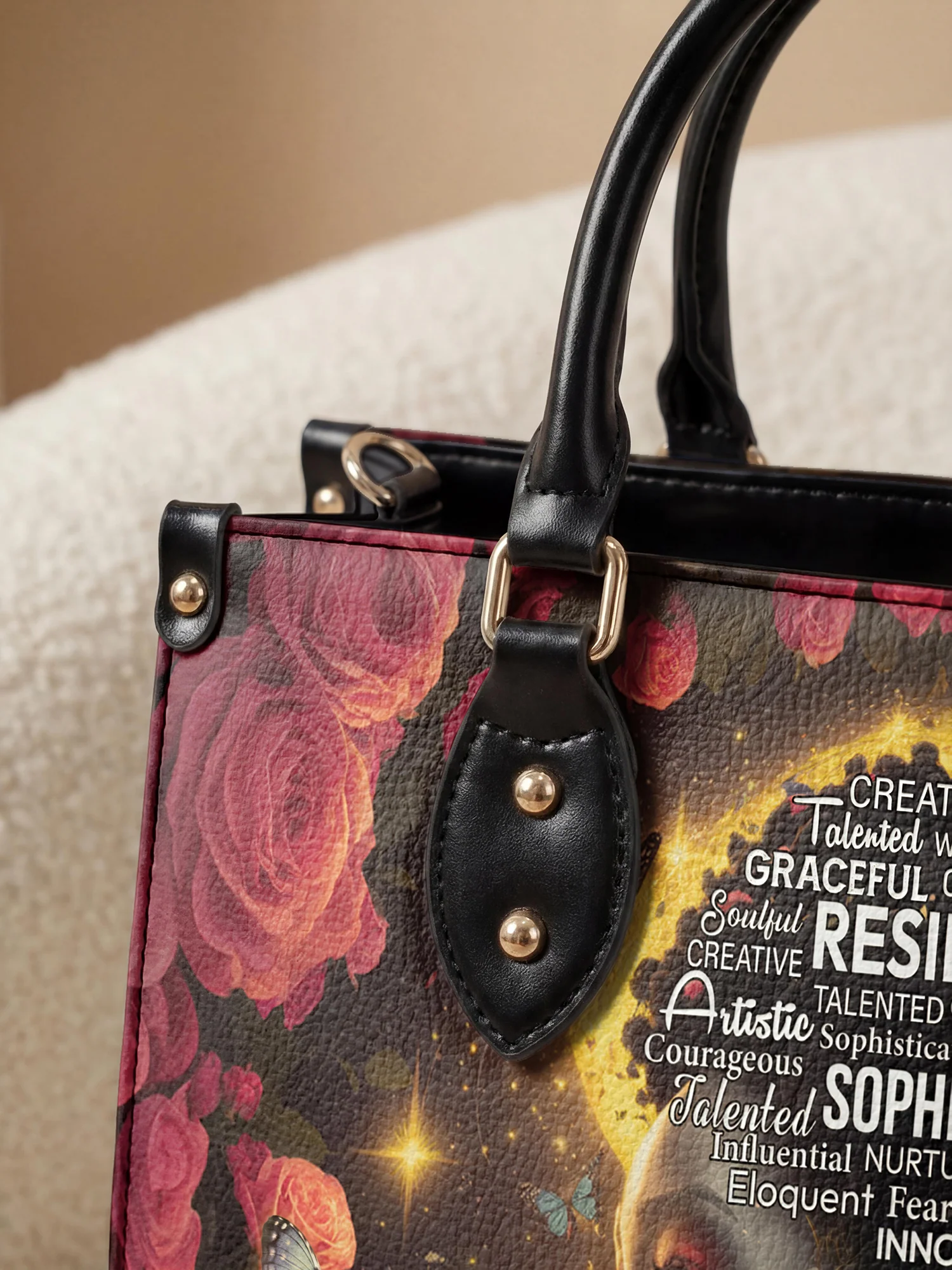 "Aurenna" Leather Handbag - Image 5