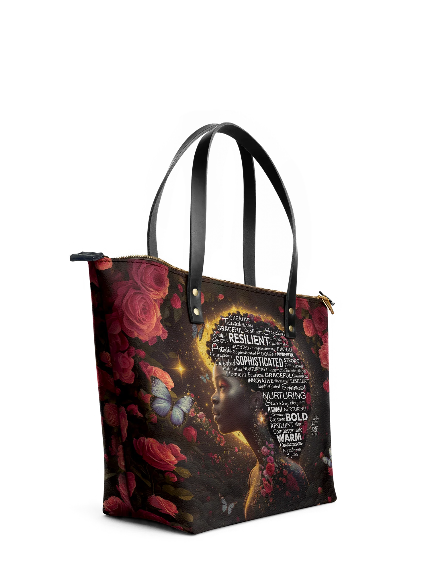 "Aurenna" Leather Tote Bag - Image 5
