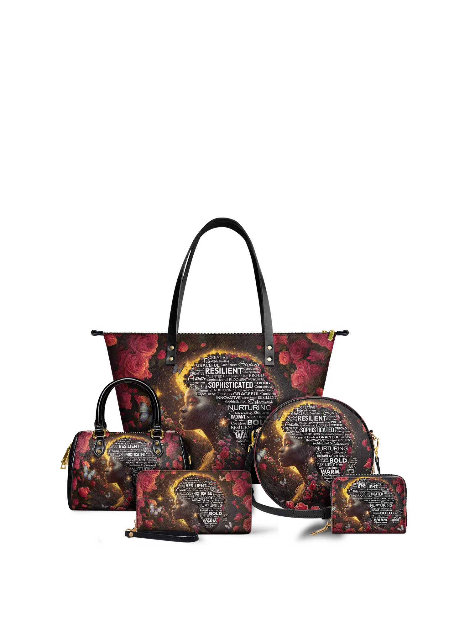 "Aurenna" Leather Tote Bag - Image 9