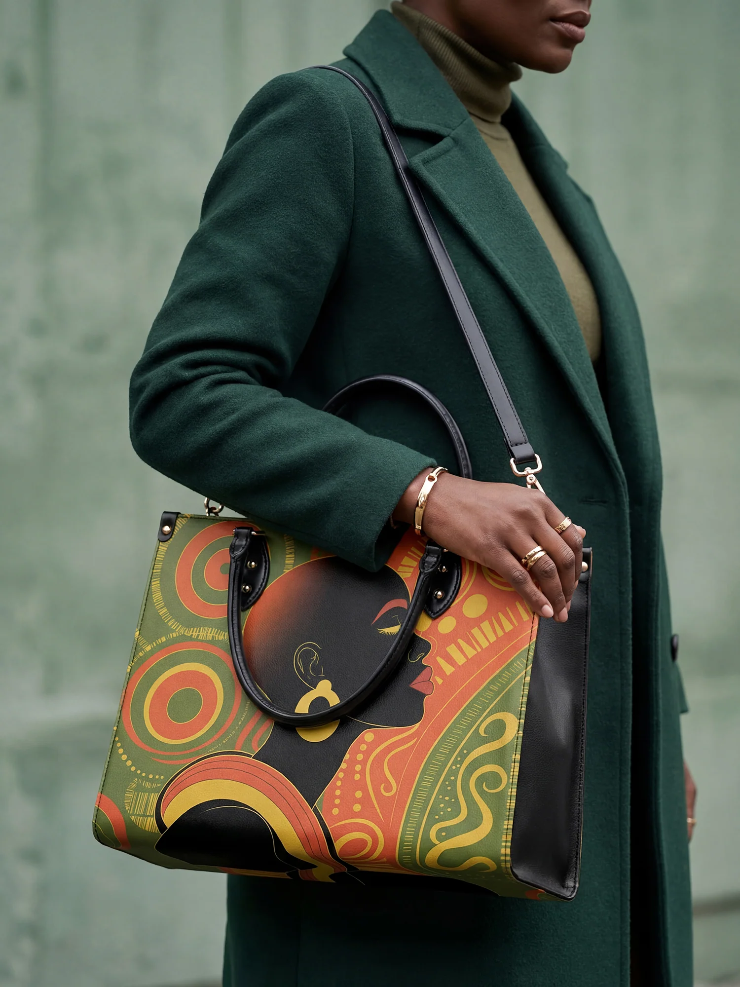 "Baldisa" Leather Handbag - Image 3