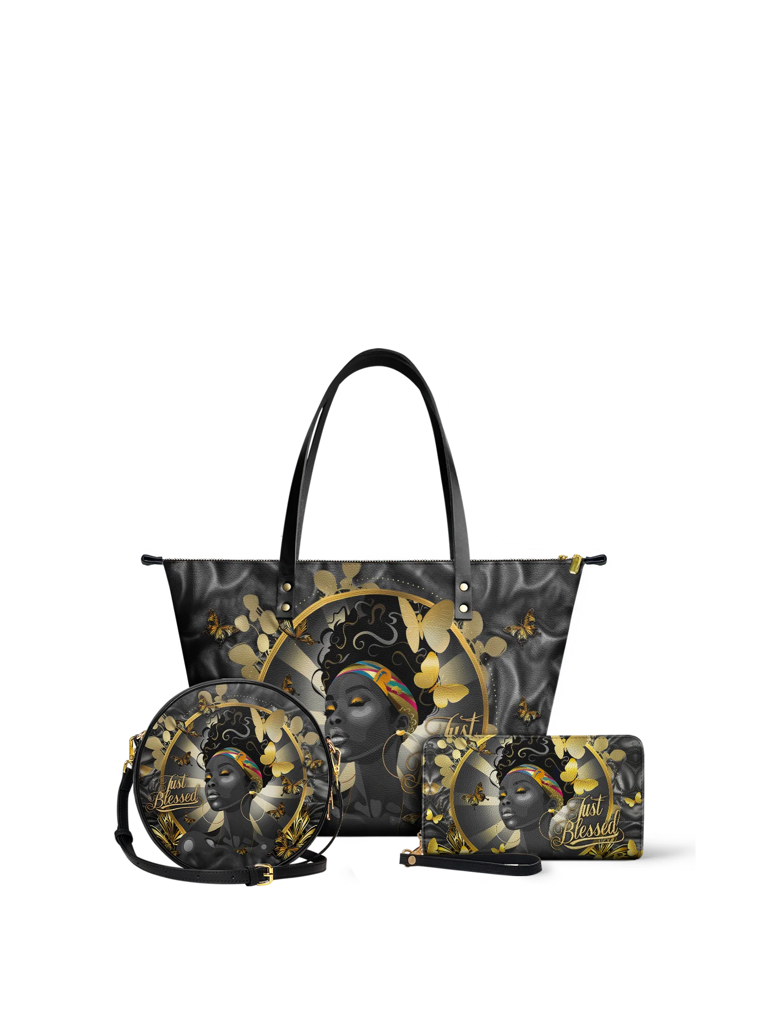 "Barakaya" Leather Tote Bag - Image 9