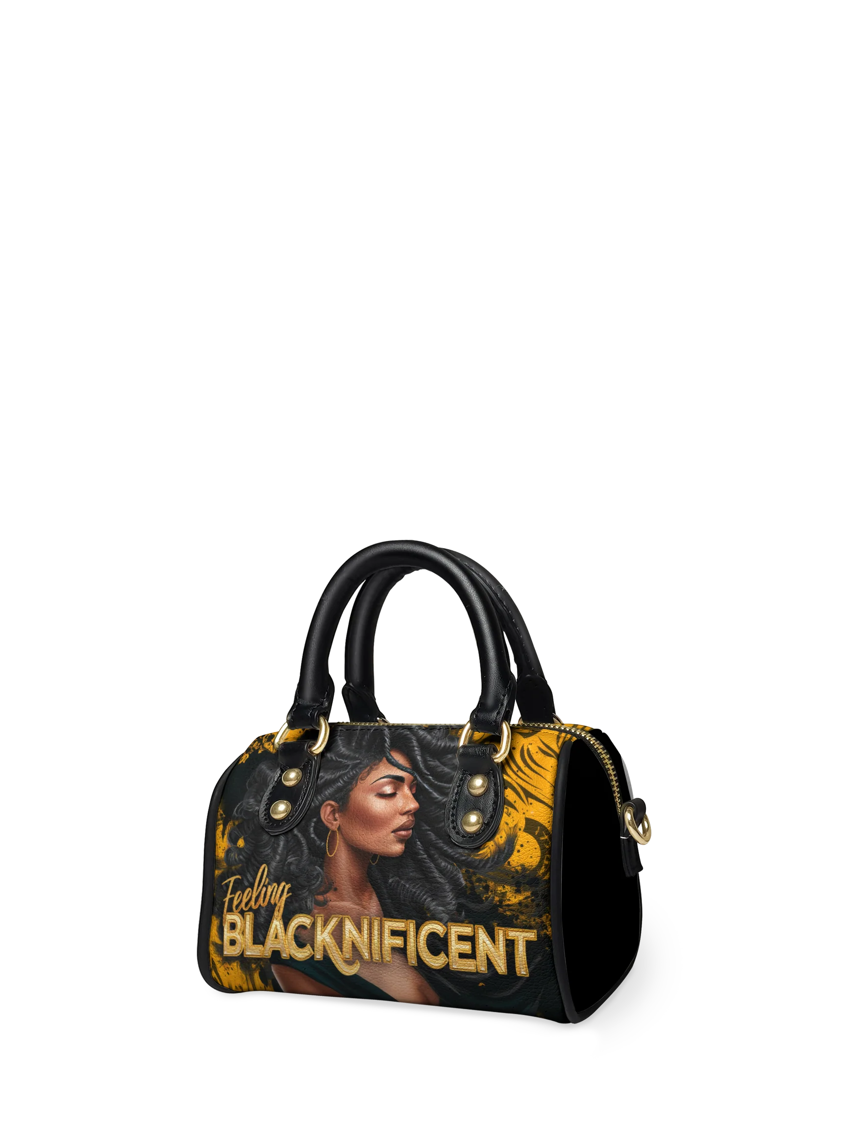 "Blacknificent" Mini Satchel - Image 4