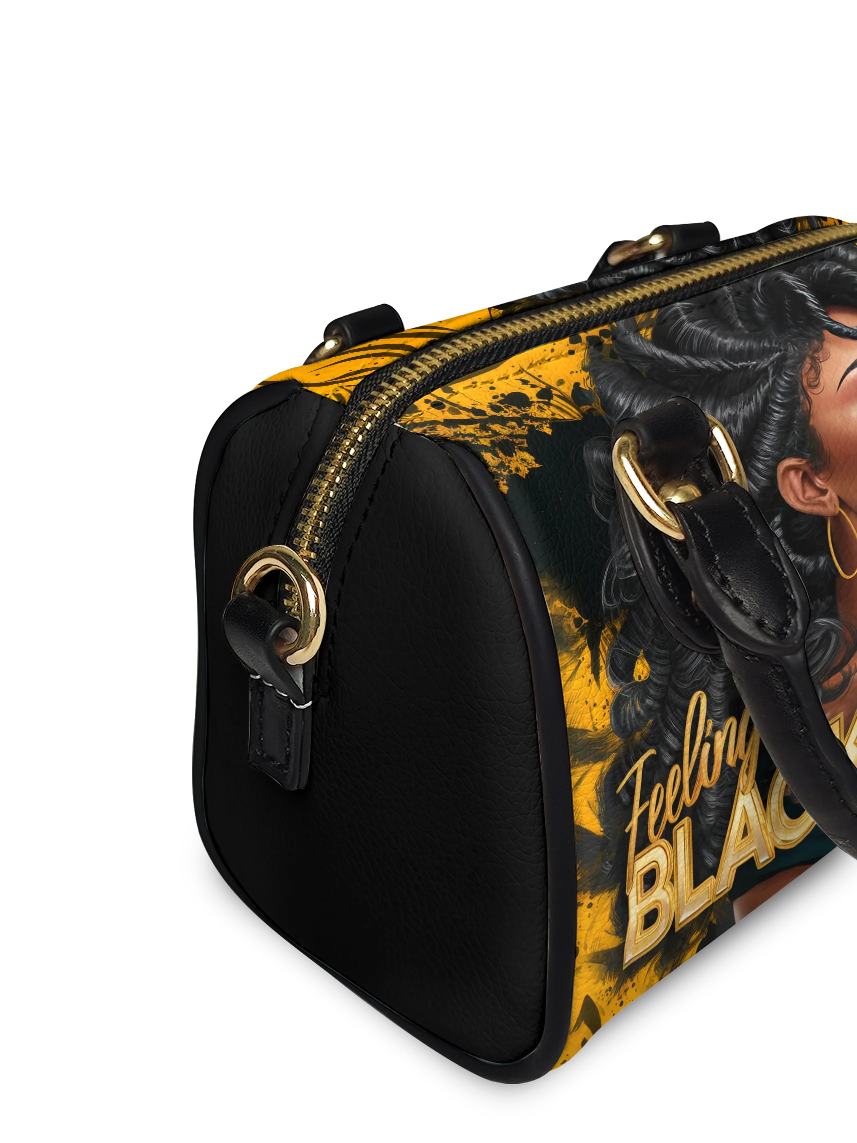 "Blacknificent" Mini Satchel - Image 5