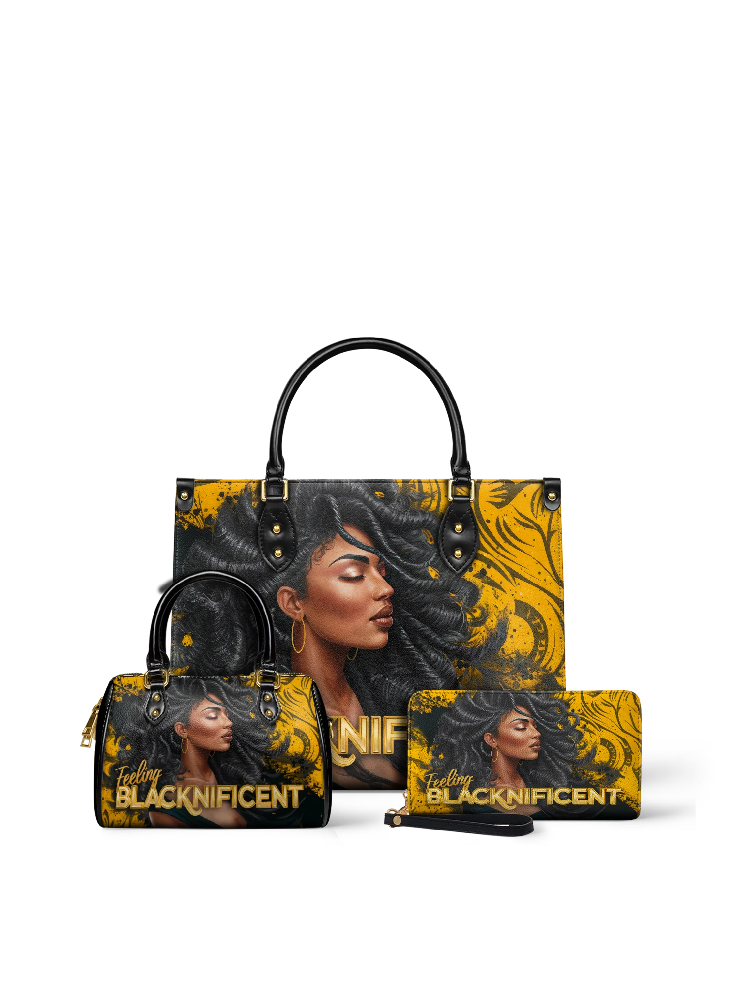 "Blacknificent" Mini Satchel - Image 7