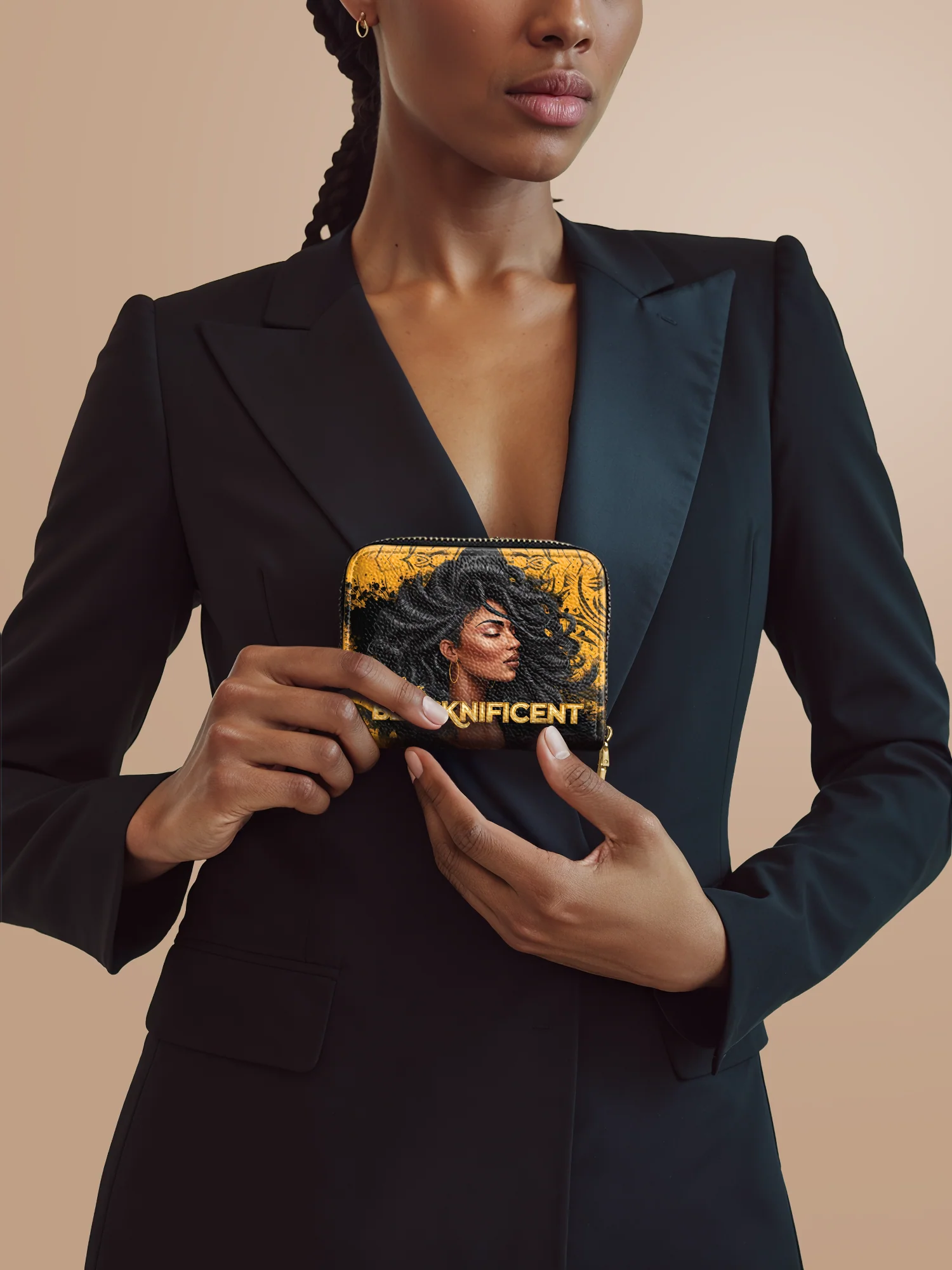 "Blacknificent" Mini Wallet - Image 2