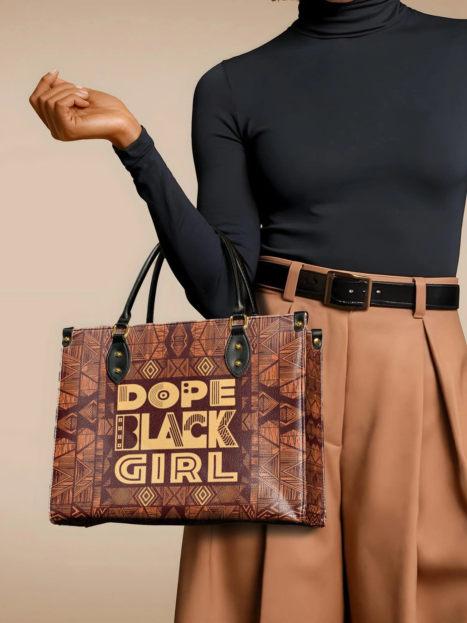 "Dope Black Girl" Leather Handbag Today's Deal - Image 2