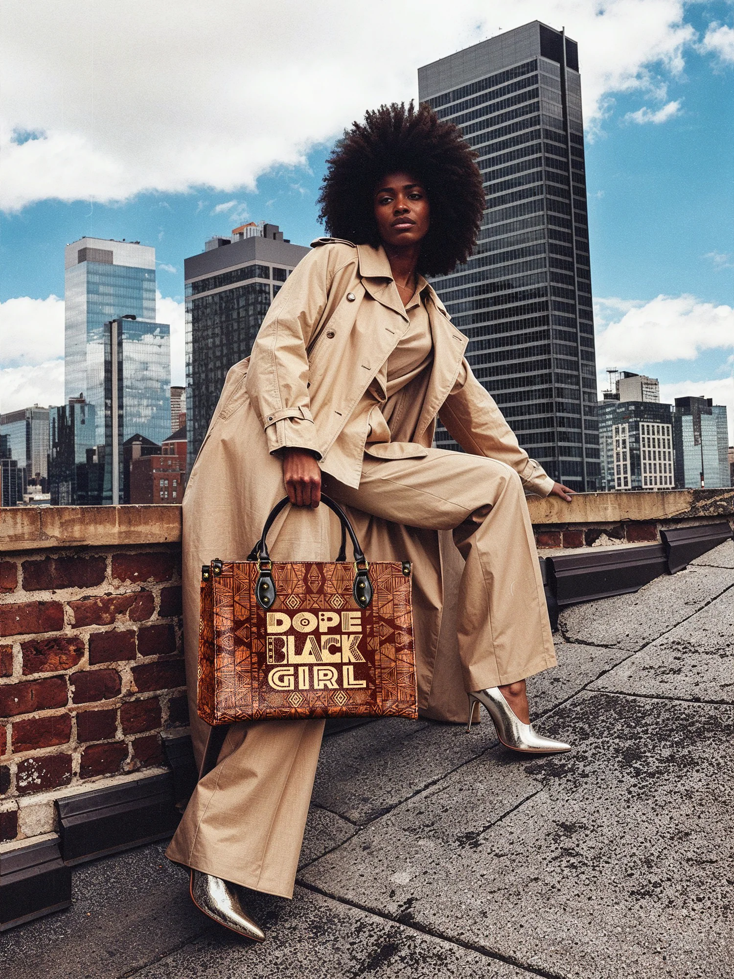 "Dope Black Girl" Leather Handbag Today's Deal - Image 4