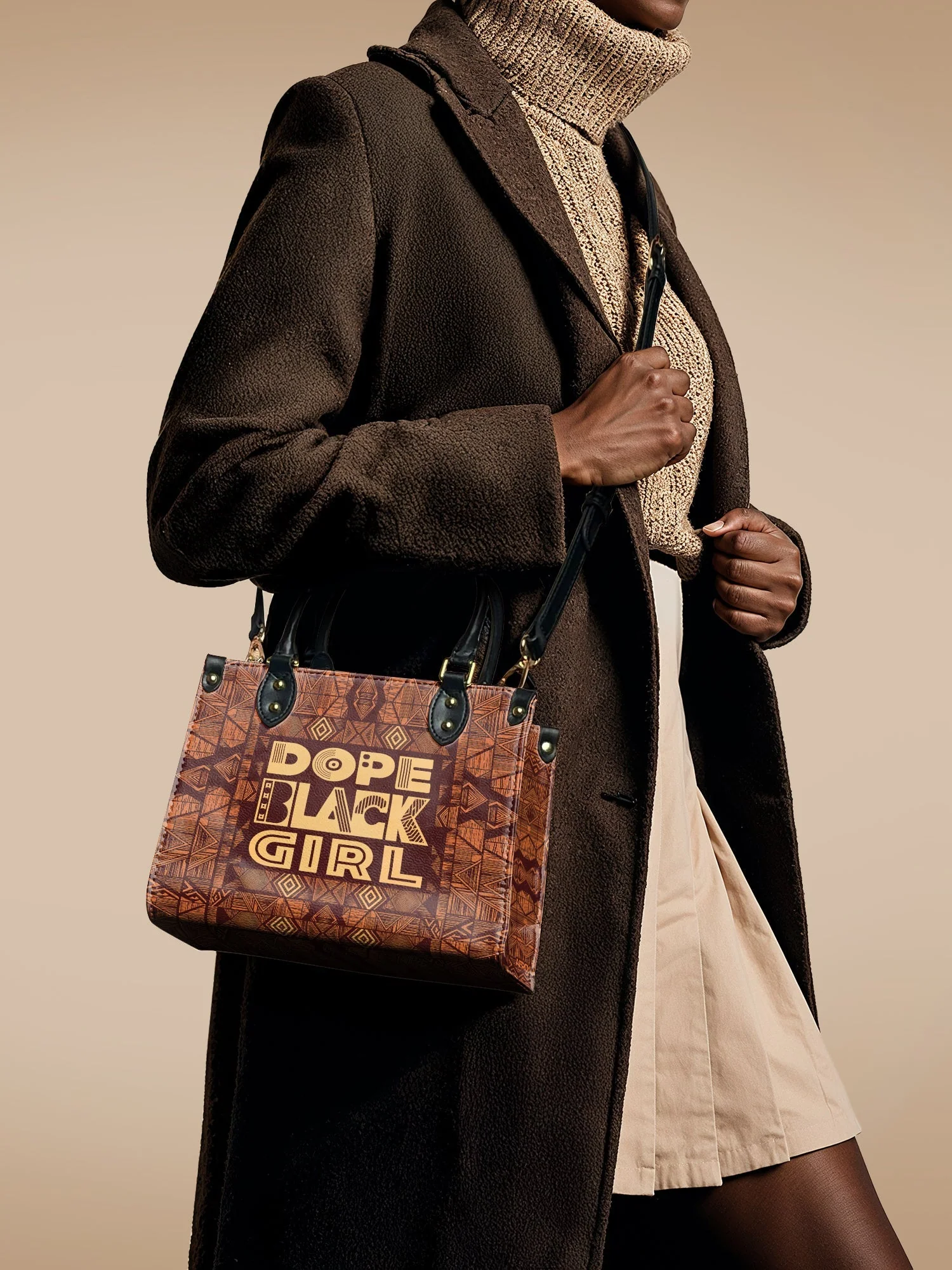 "Dope Black Girl" Small Leather Handbag Today's Deal - Image 2