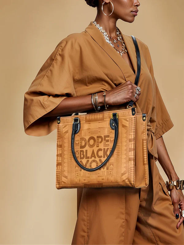 "Dope Black Mom" Leather Handbag - Image 14
