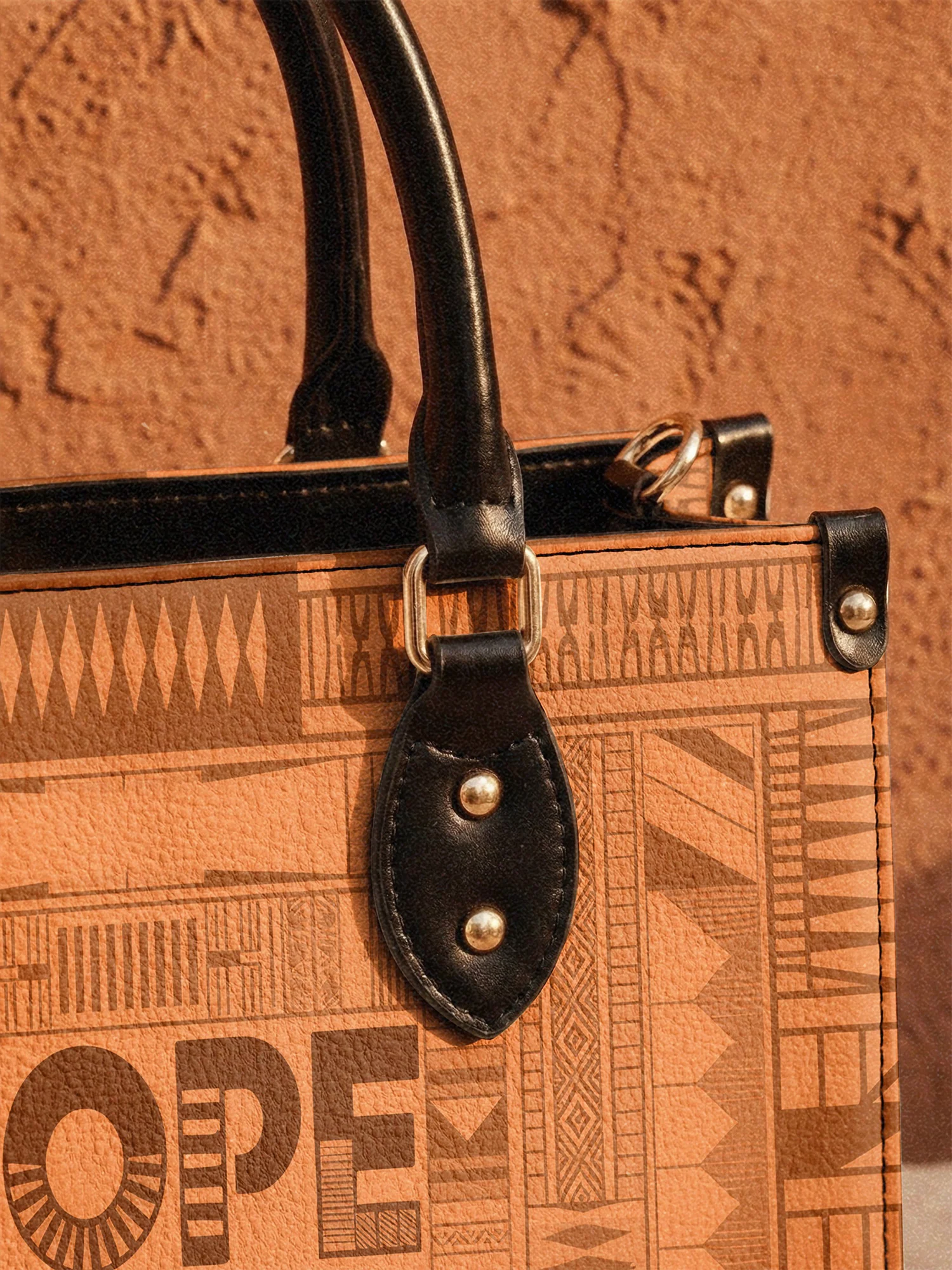 "Dope Black Mom" Leather Handbag - Image 5