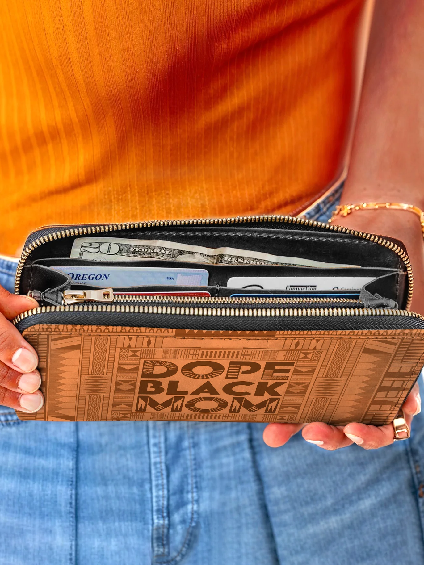 "Dope Black Mom" Wallet - Image 7
