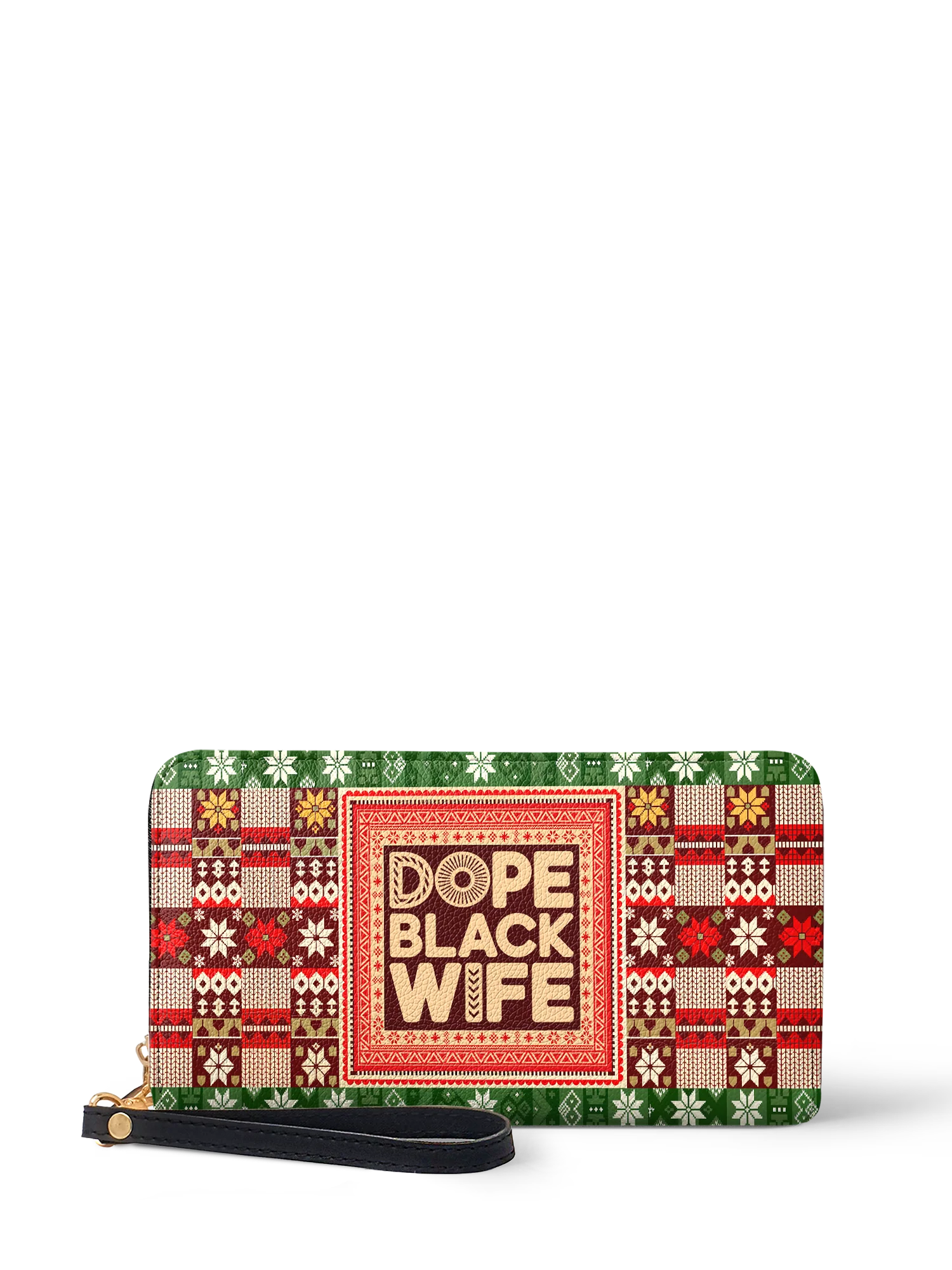 "Dope Black Wife" Frosted Pine Wallet