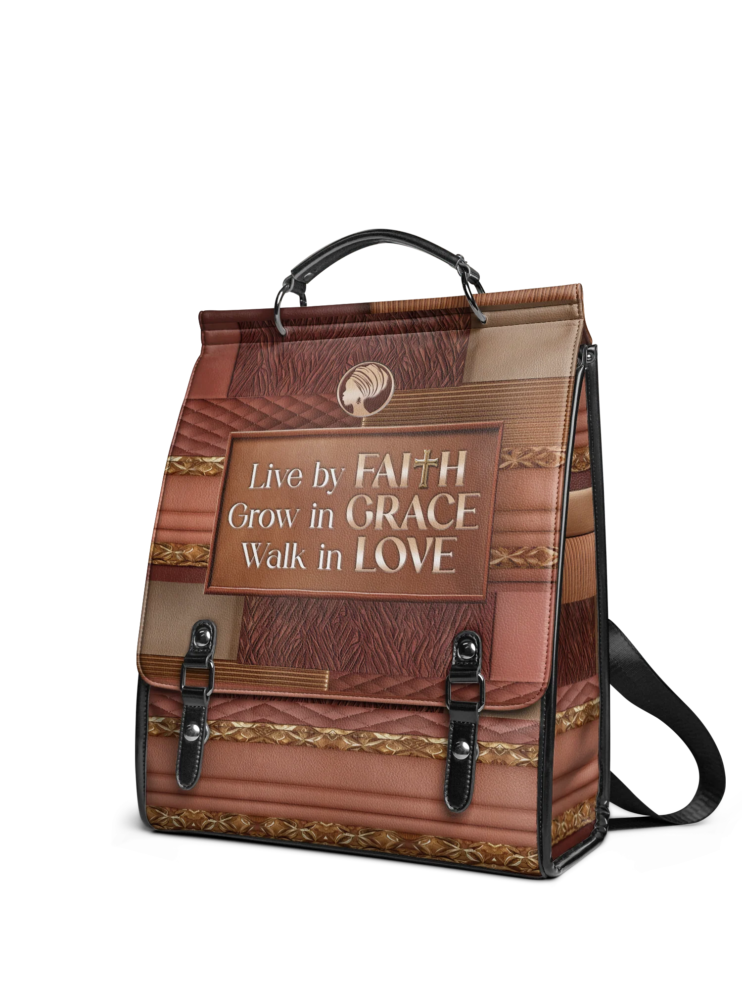 "Eliora" Leather Backpack - Image 5