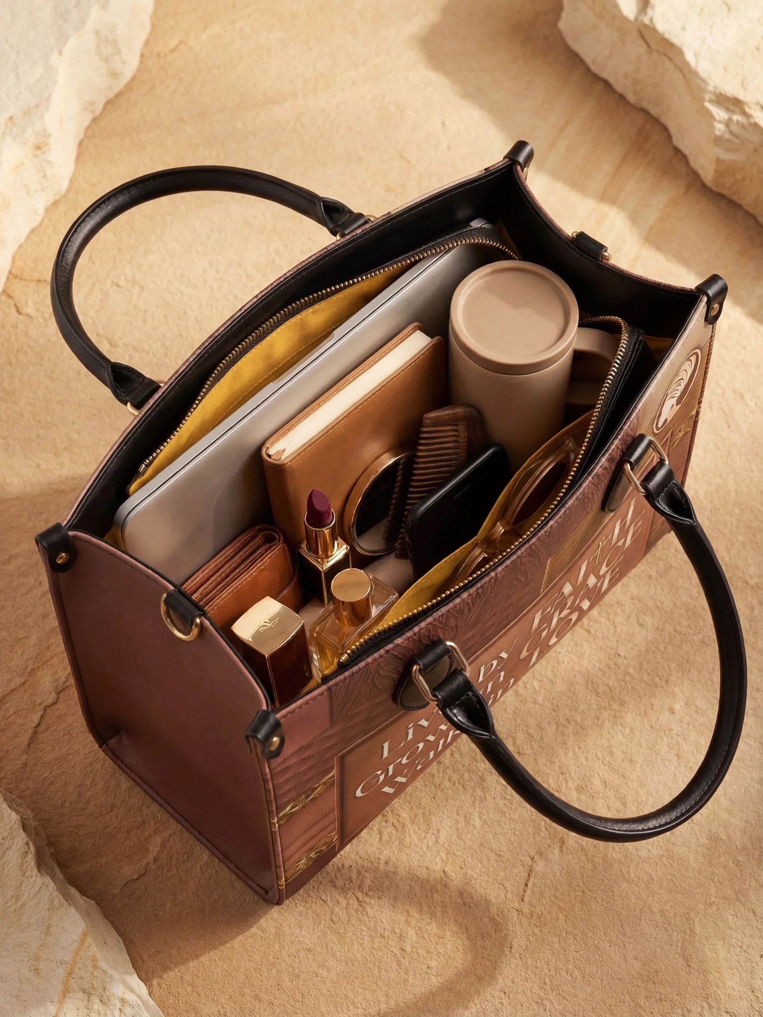 "Eliora" Leather Handbag - Image 9