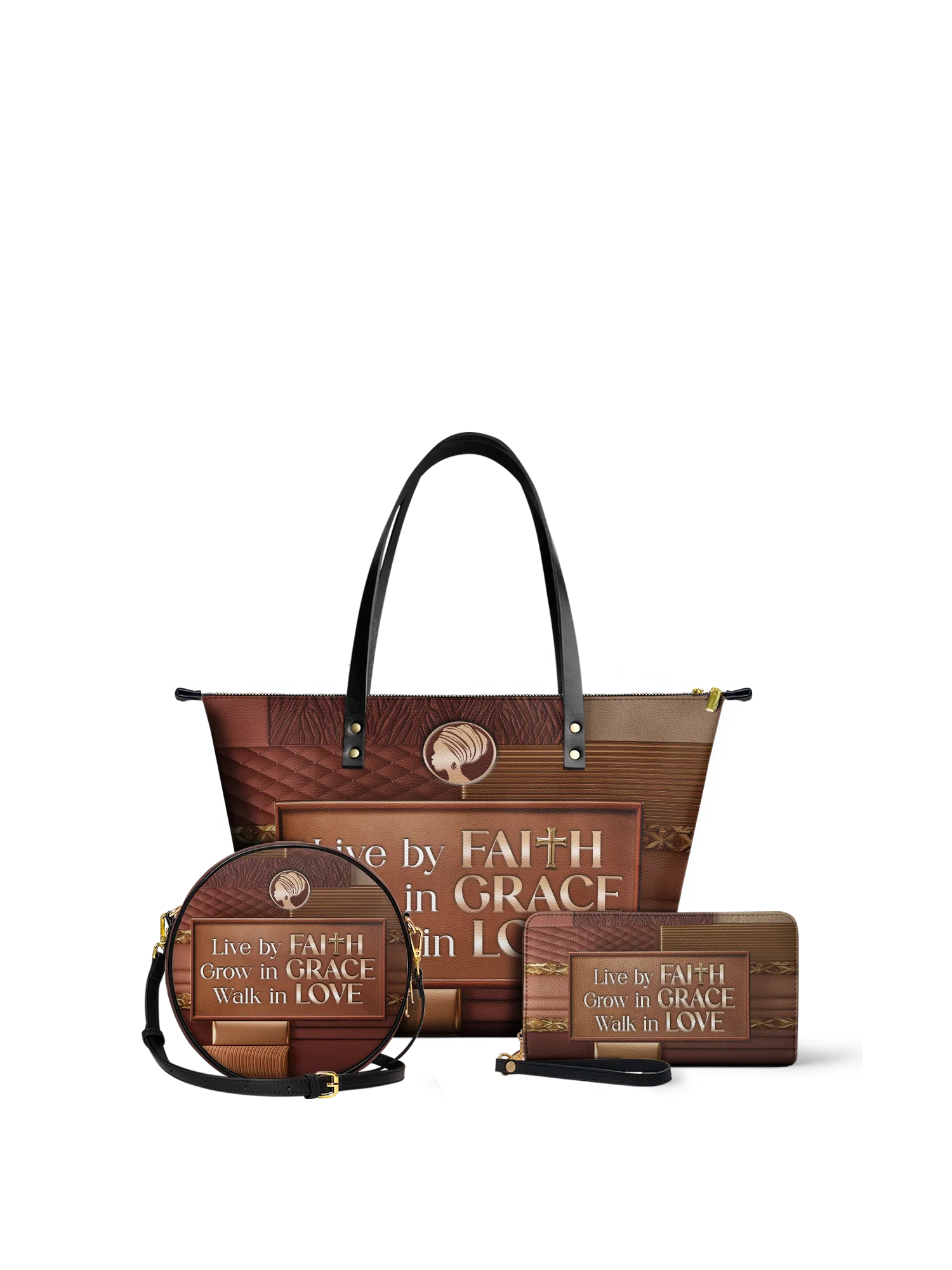 "Eliora" Leather Tote Bag - Image 8