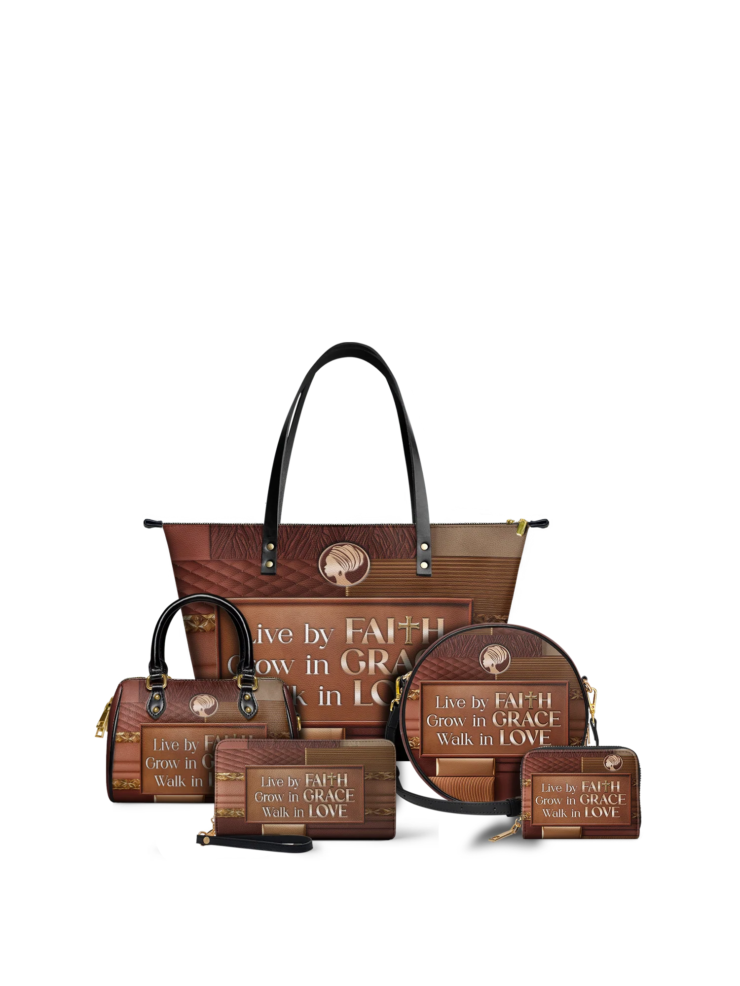 "Eliora" Leather Tote Bag - Image 9