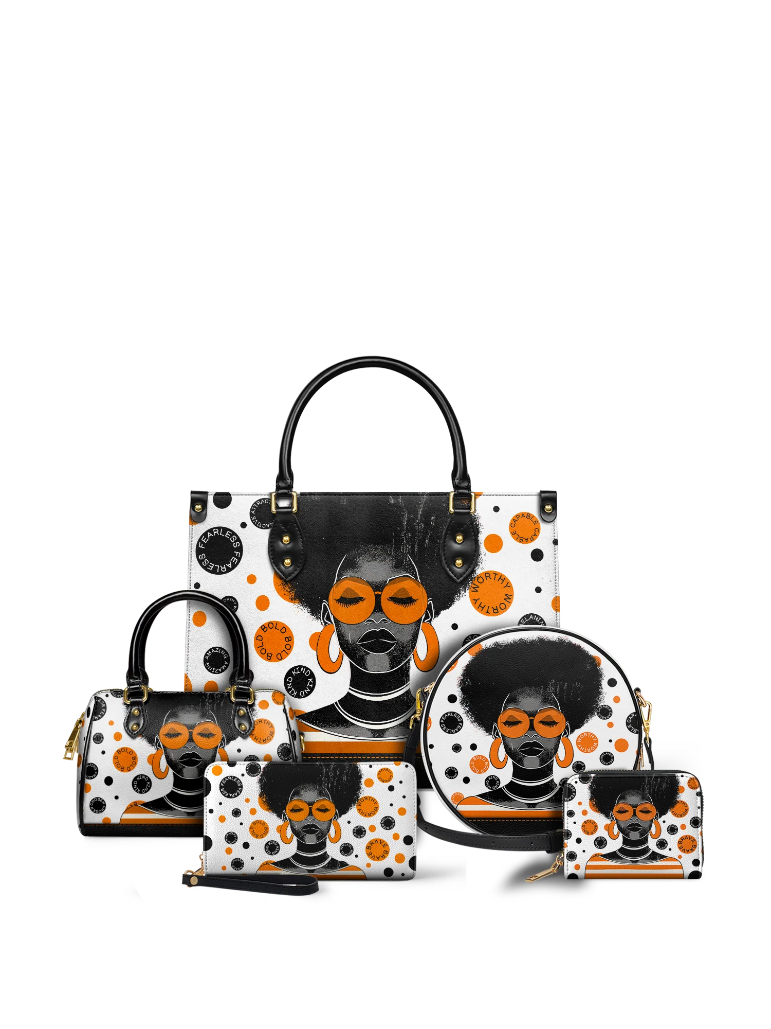 "Fahari" Marshmallow Citrus Leather Handbag - Image 11