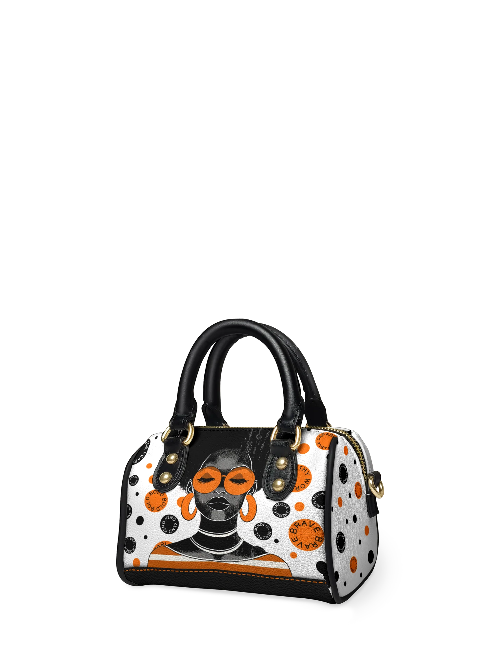 "Fahari" Marshmallow Citrus Mini Satchel - Image 4
