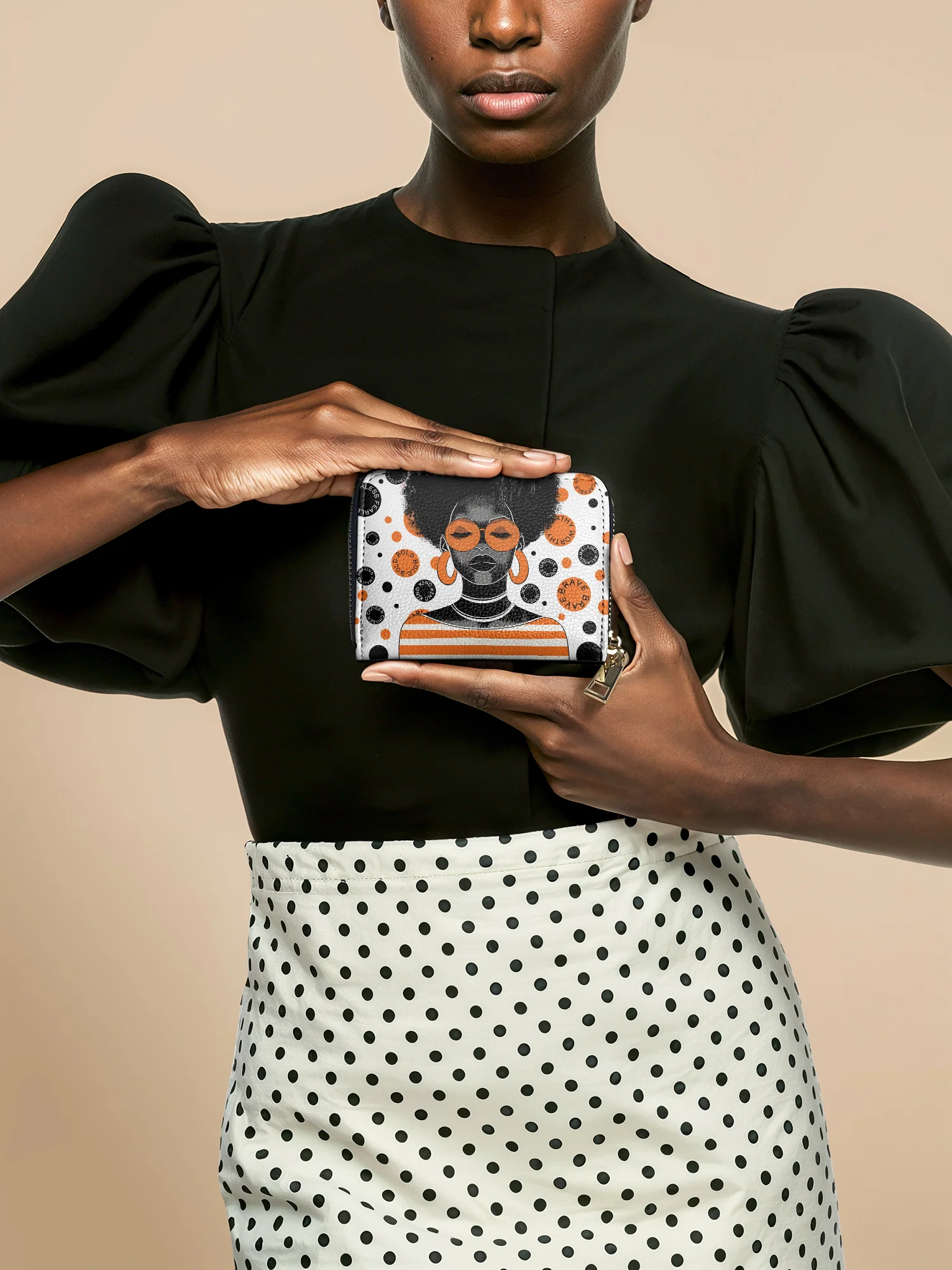 "Fahari" Marshmallow Citrus Mini Wallet - Image 2