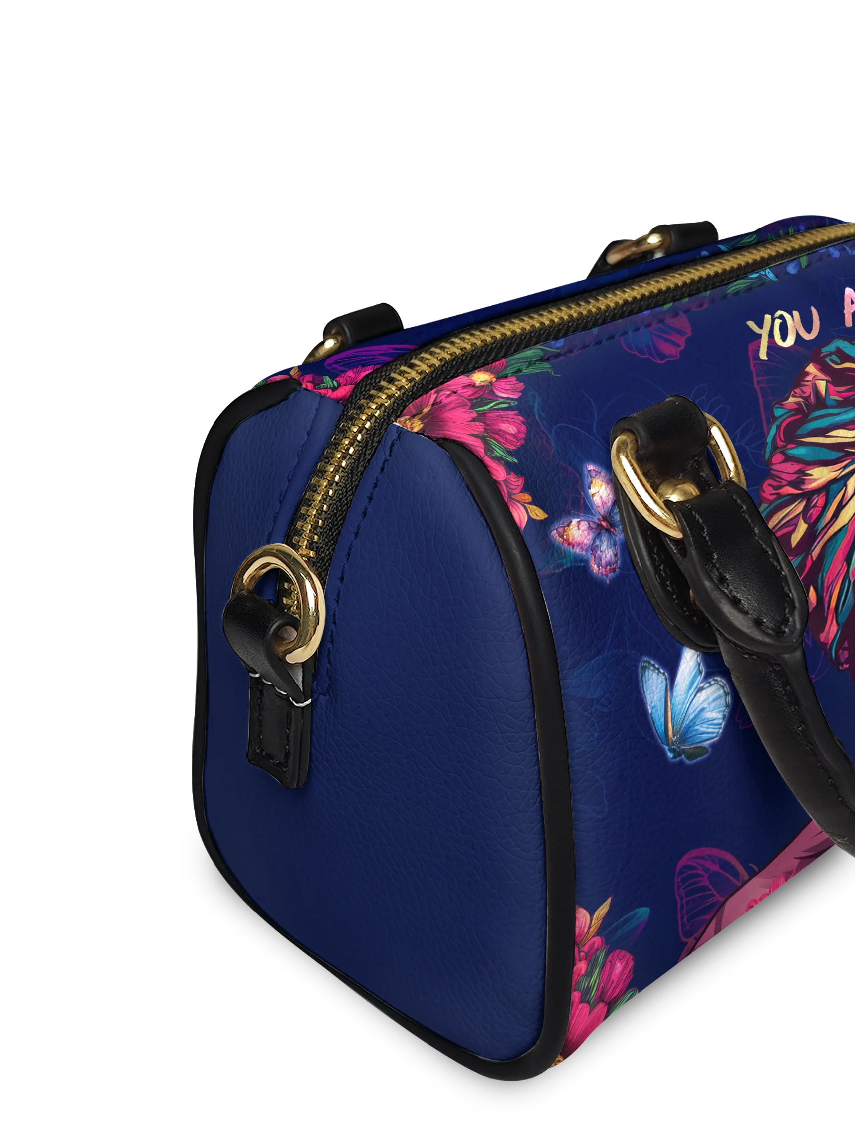 "Imani" Blue Orchid Mini Satchel - Image 6
