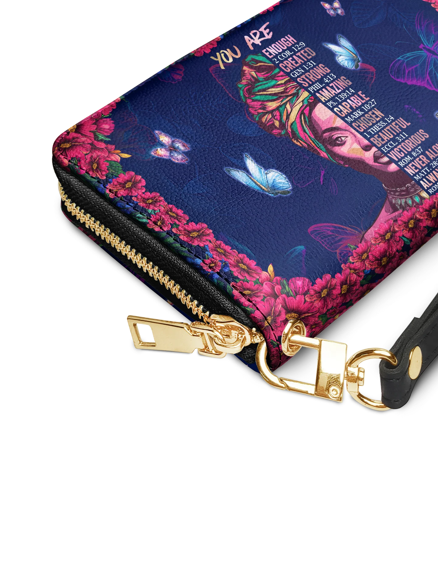 "Imani" Blue Orchid Wallet - Image 5