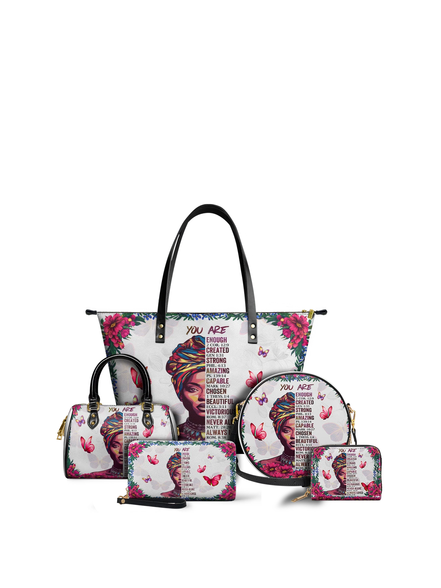 "Imani" Dove White Leather Tote Bag - Image 9