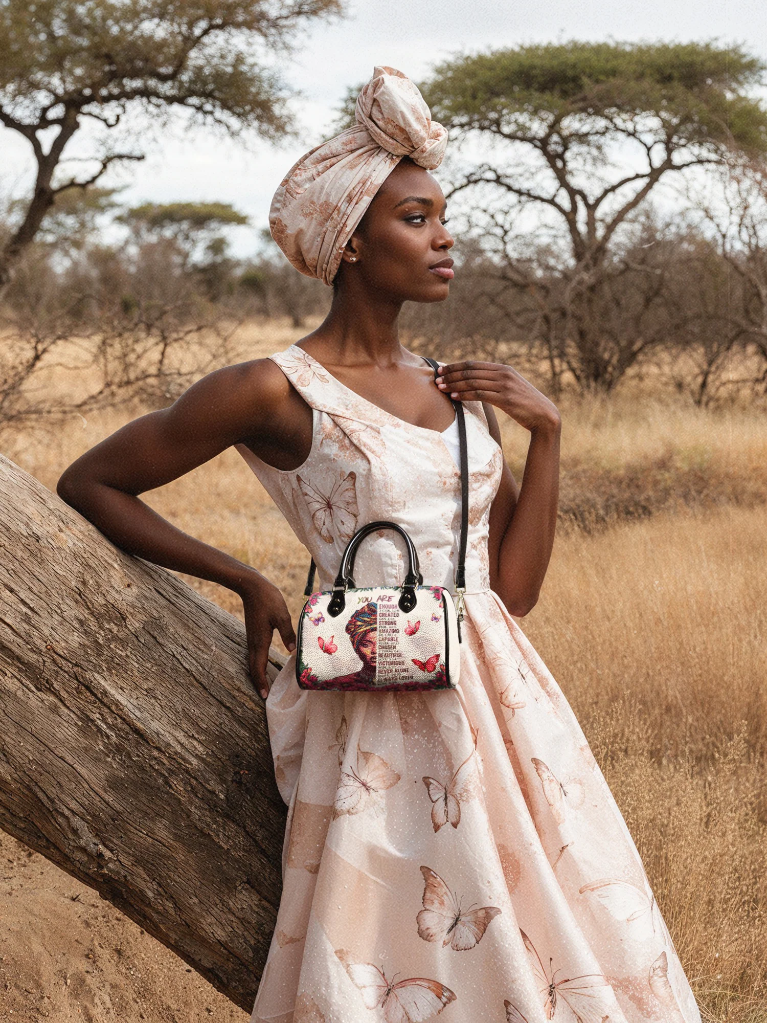 "Imani" Dove White Mini Satchel - Image 3