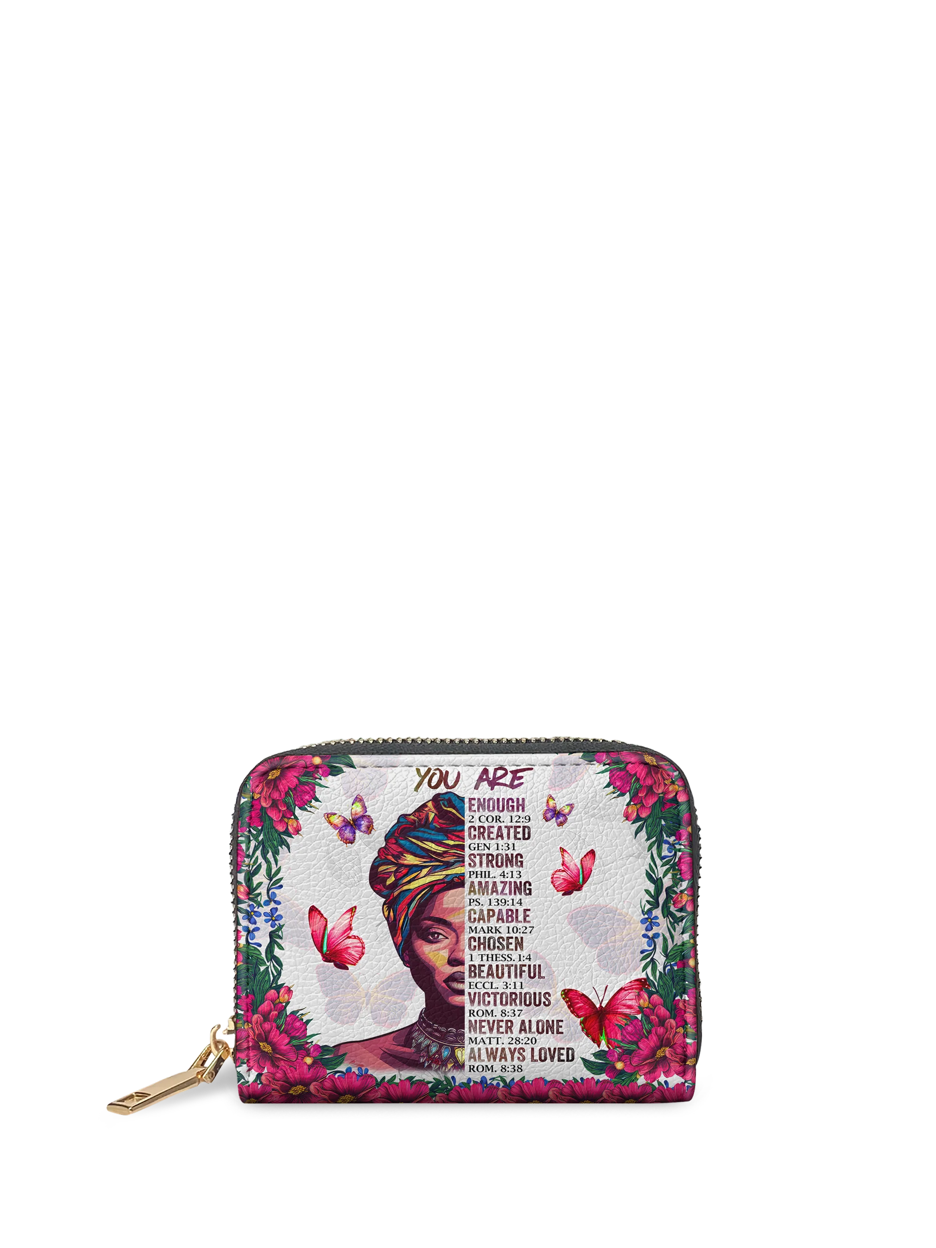 "Imani" Dove White Mini Wallet