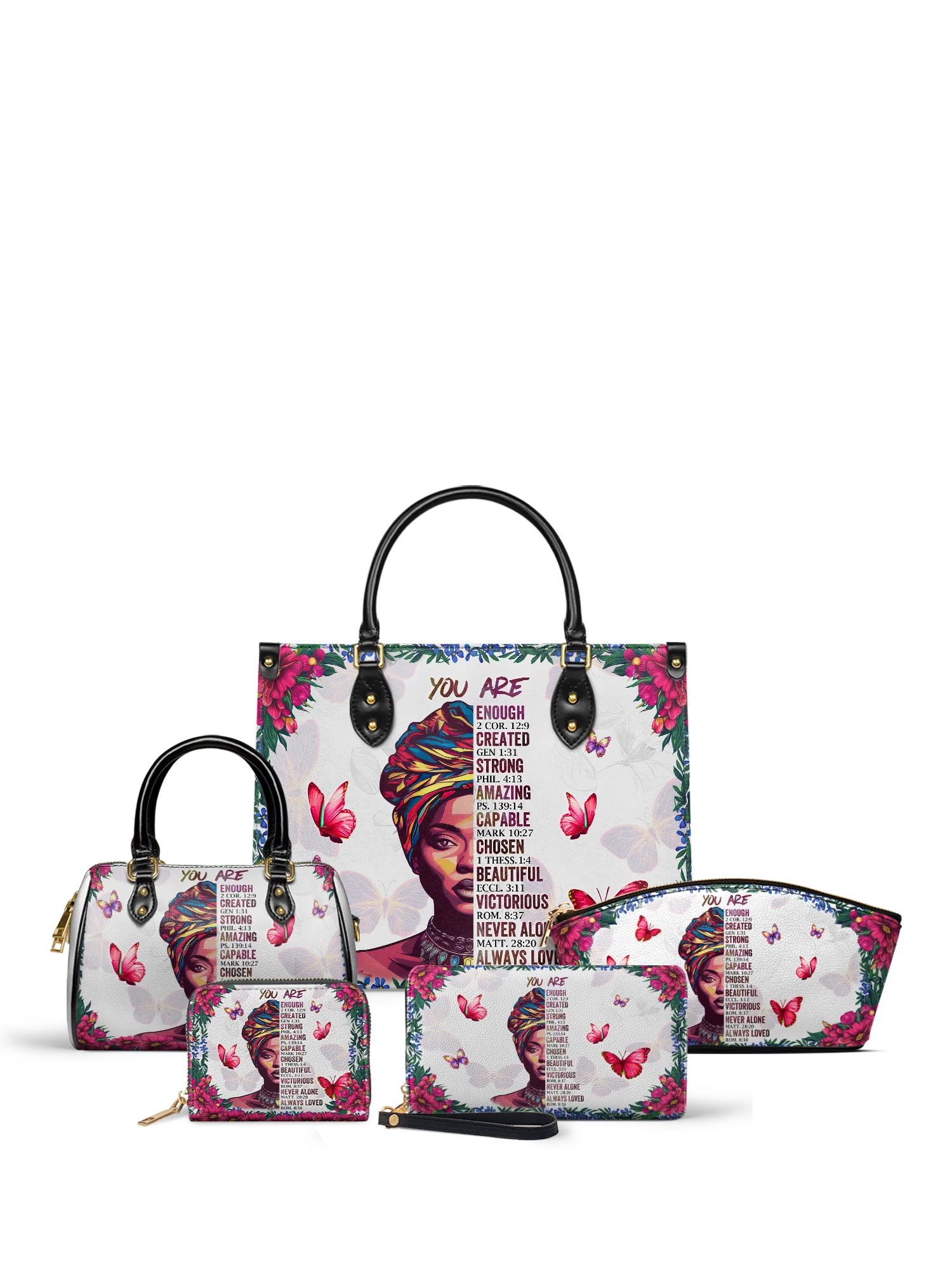 "Imani" Dove White Wallet Bundle