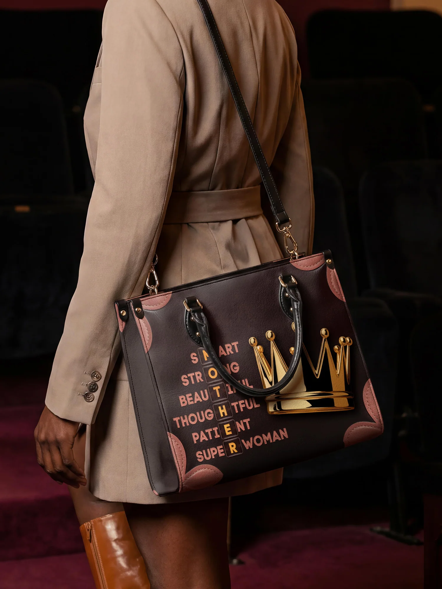 "Imarimom" Leather Handbag - Image 3