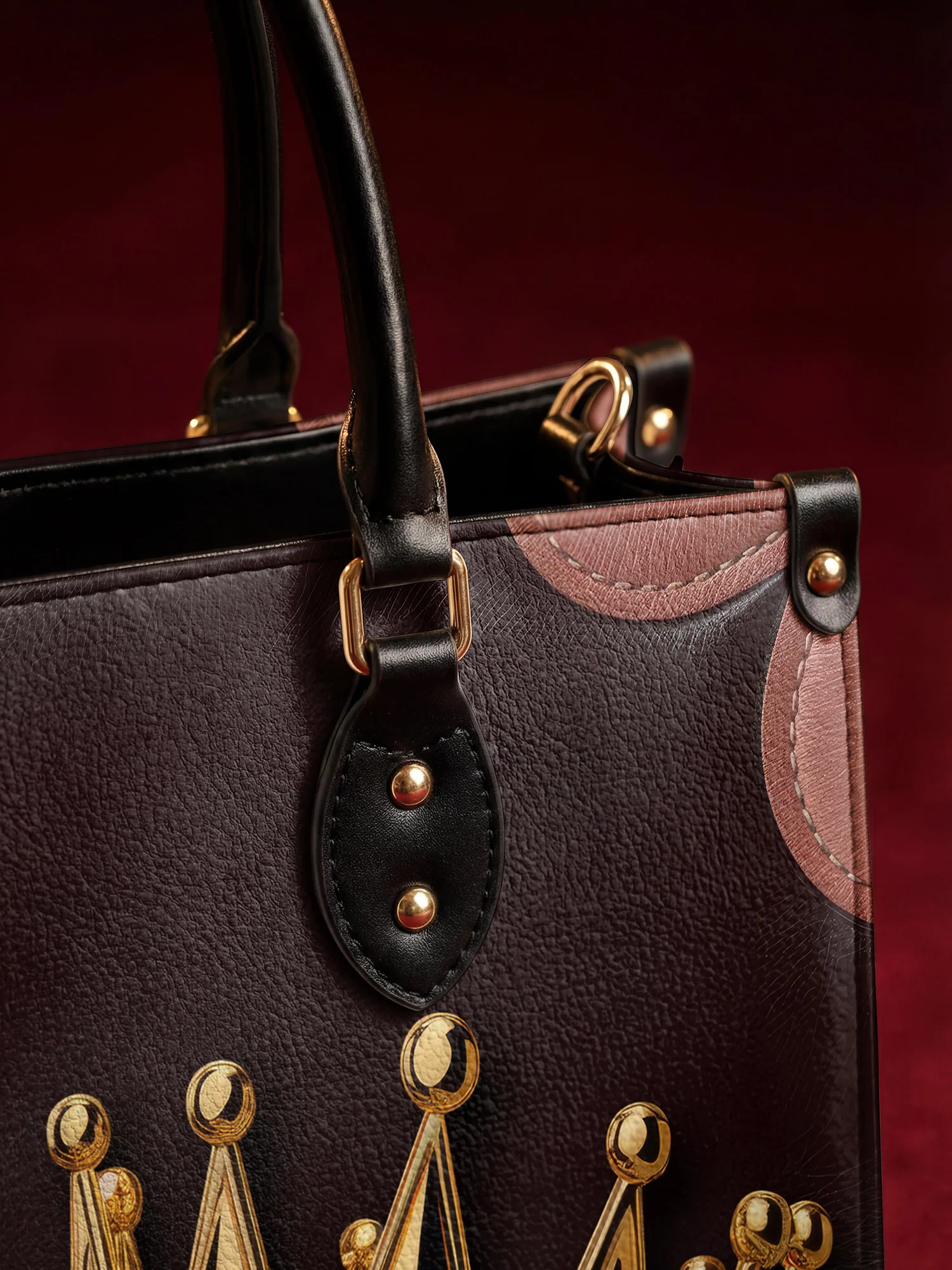 "Imarimom" Leather Handbag - Image 5