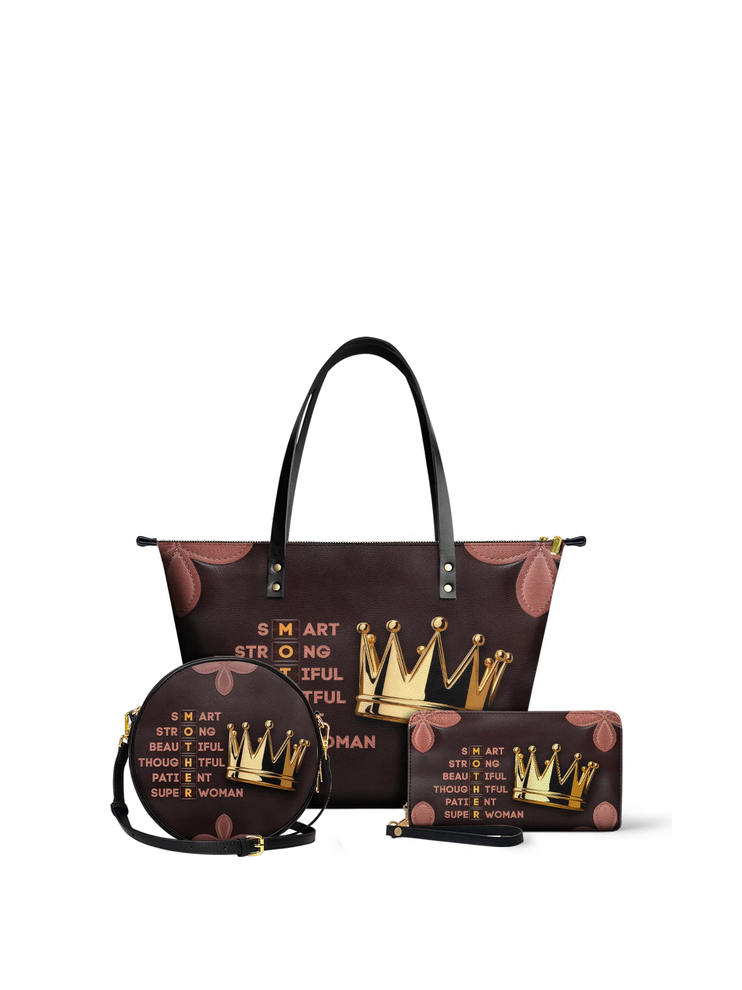 "Imarimom" Leather Tote Bag - Image 9