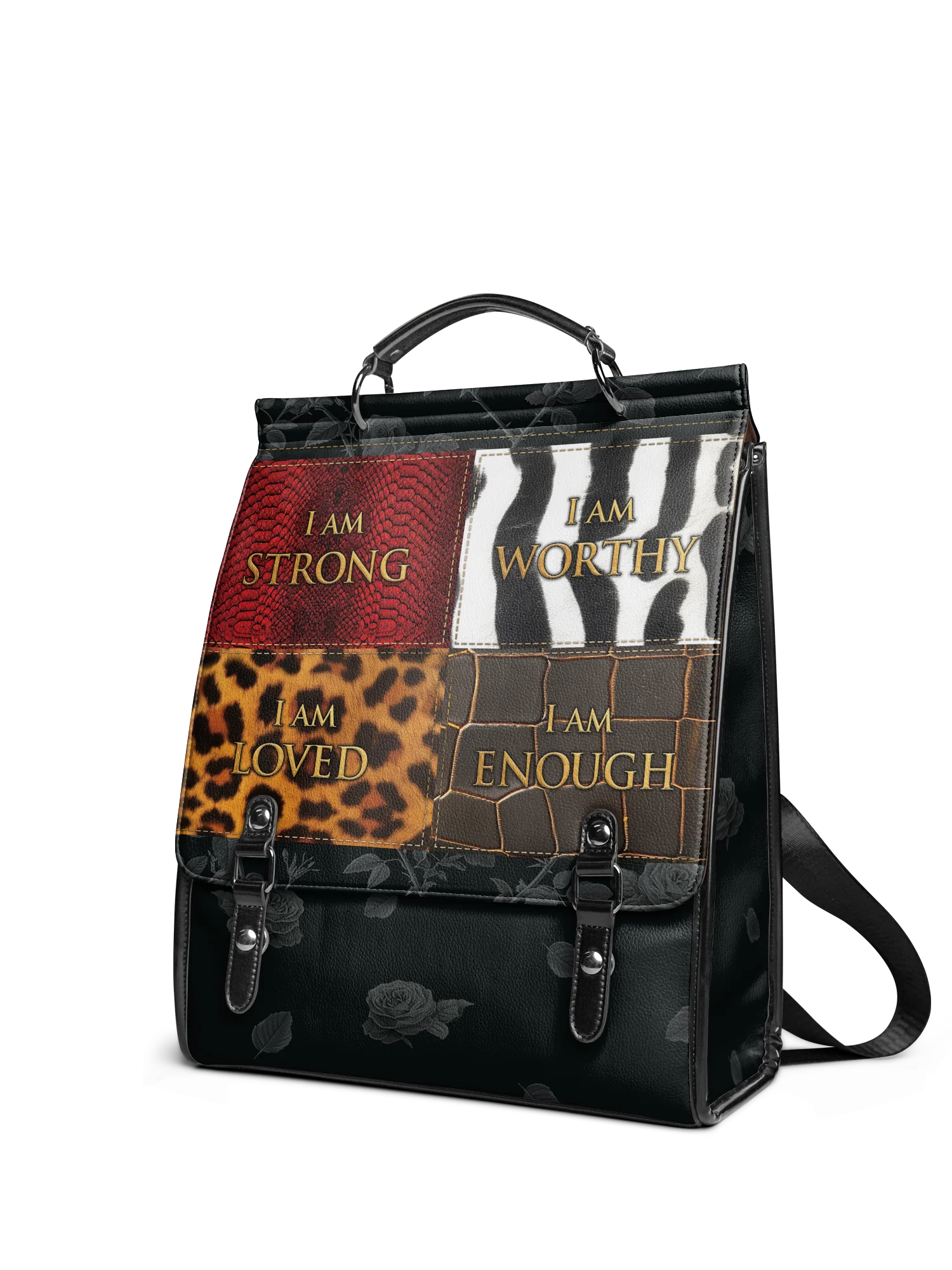 "Kadia" Leather Backpack - Image 5