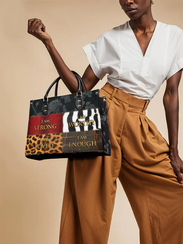 "Kadia" Leather Handbag - Image 14