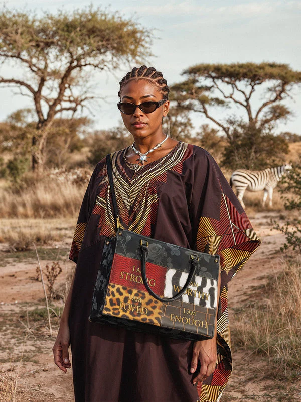 "Kadia" Leather Handbag - Image 16