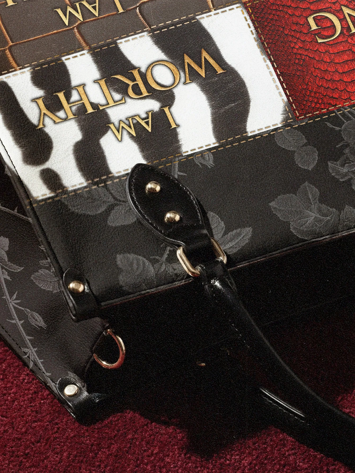 "Kadia" Leather Handbag - Image 5