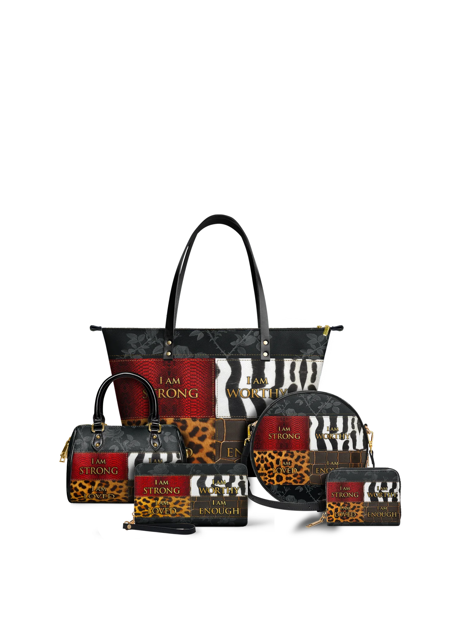 "Kadia" Leather Tote Bag - Image 10