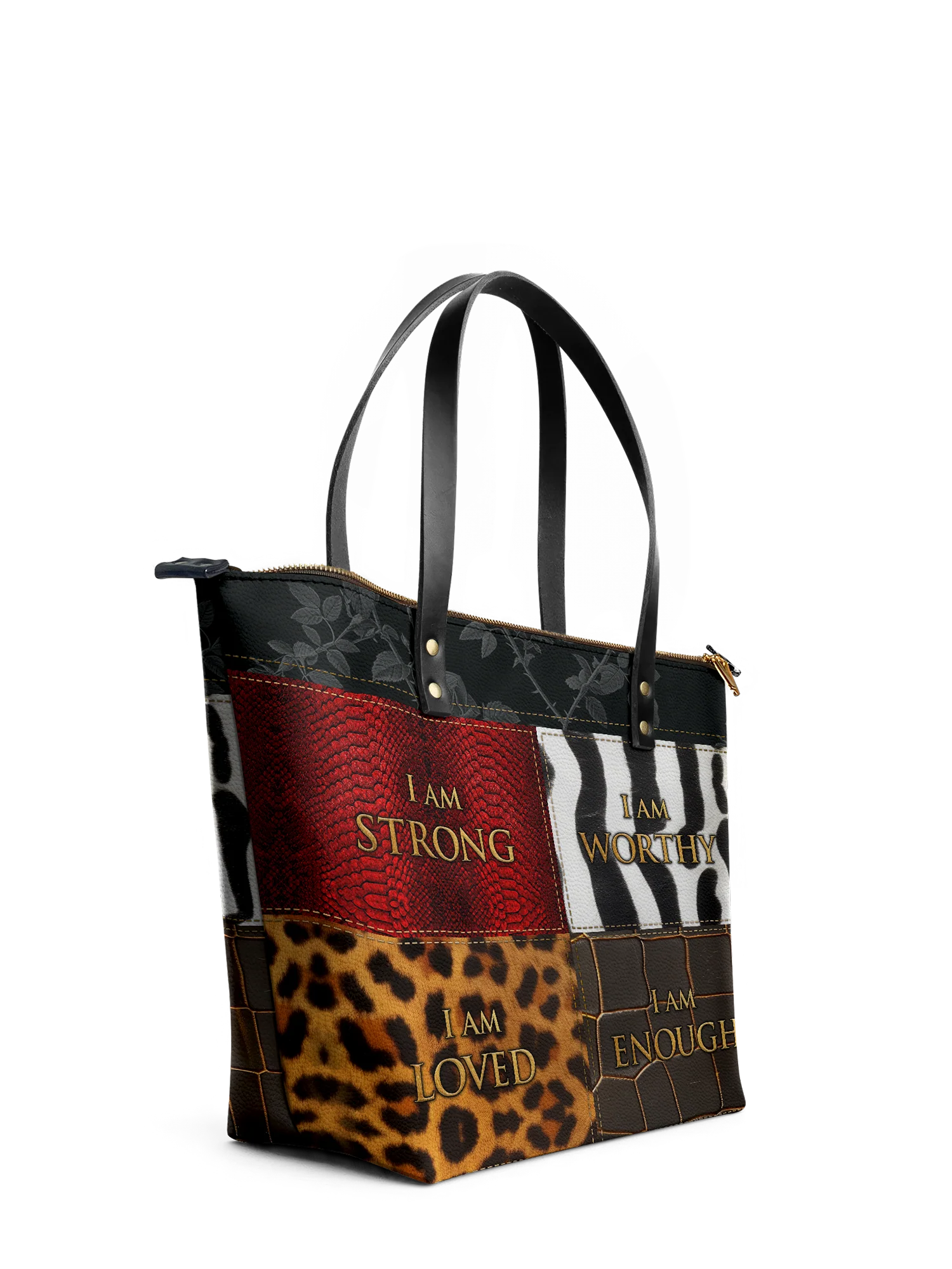 "Kadia" Leather Tote Bag - Image 6
