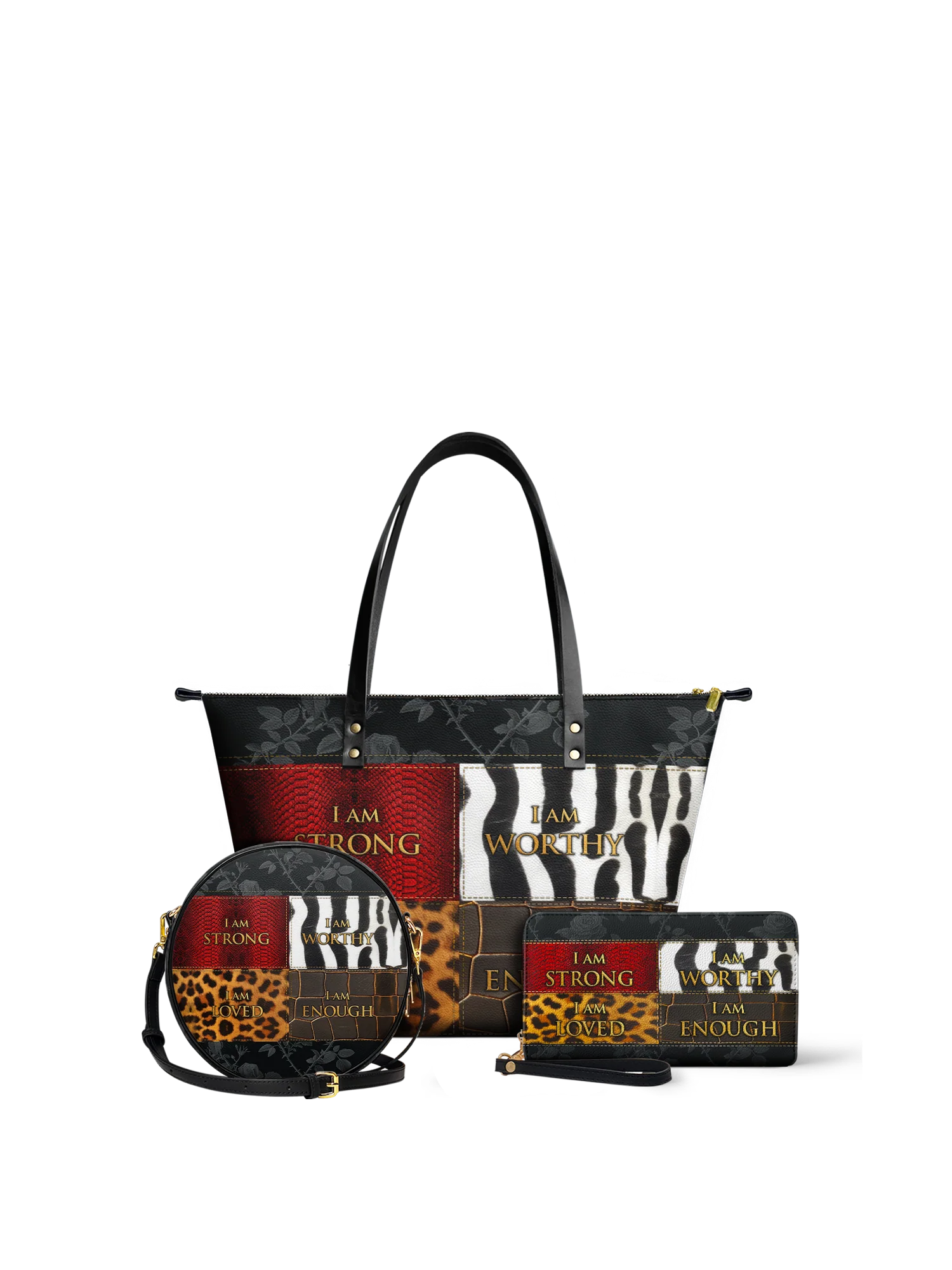 "Kadia" Leather Tote Bag - Image 9